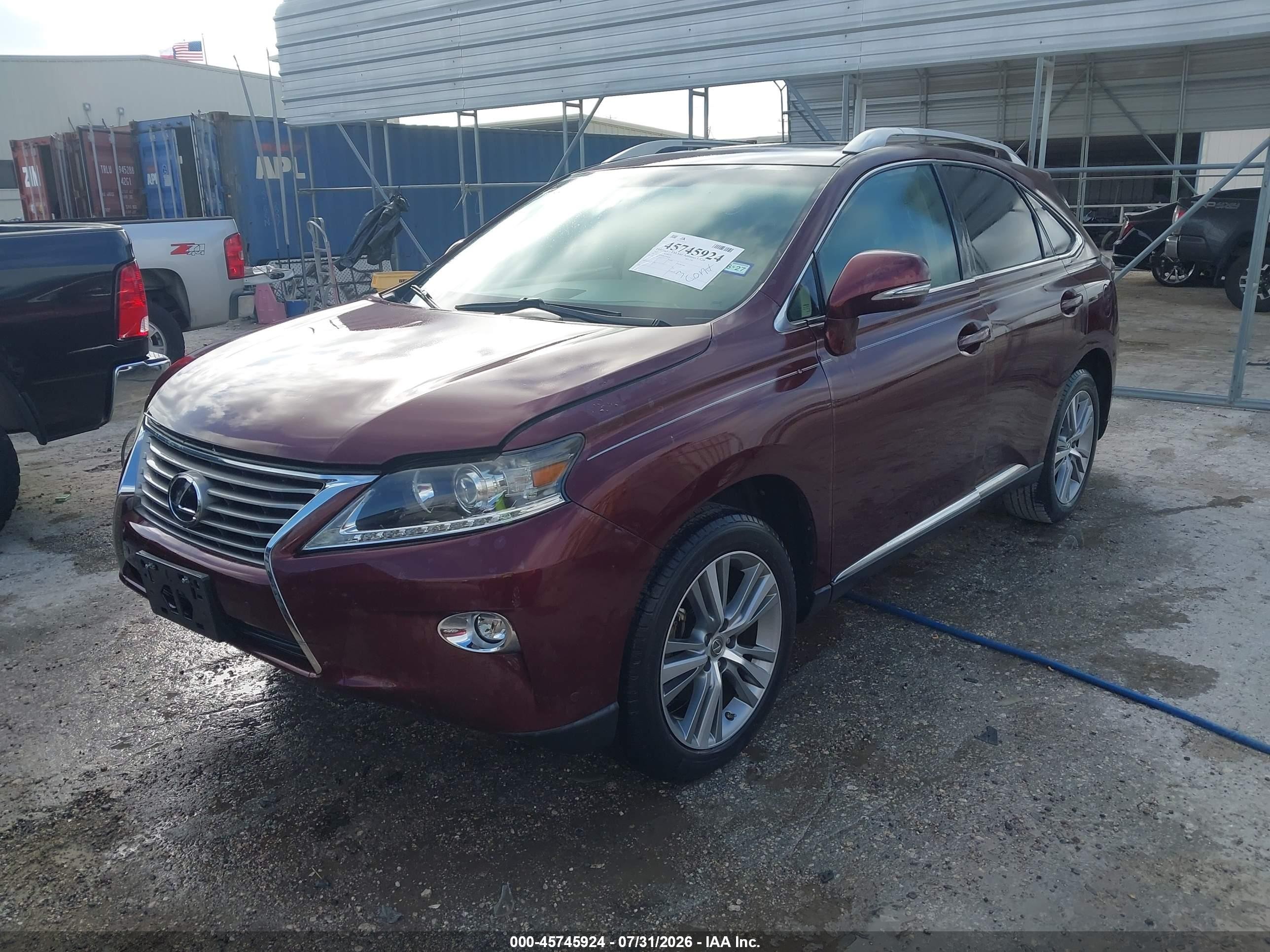 2015 Lexus Rx 350   Burgundy vin: 2T2ZK1BA4FC193020