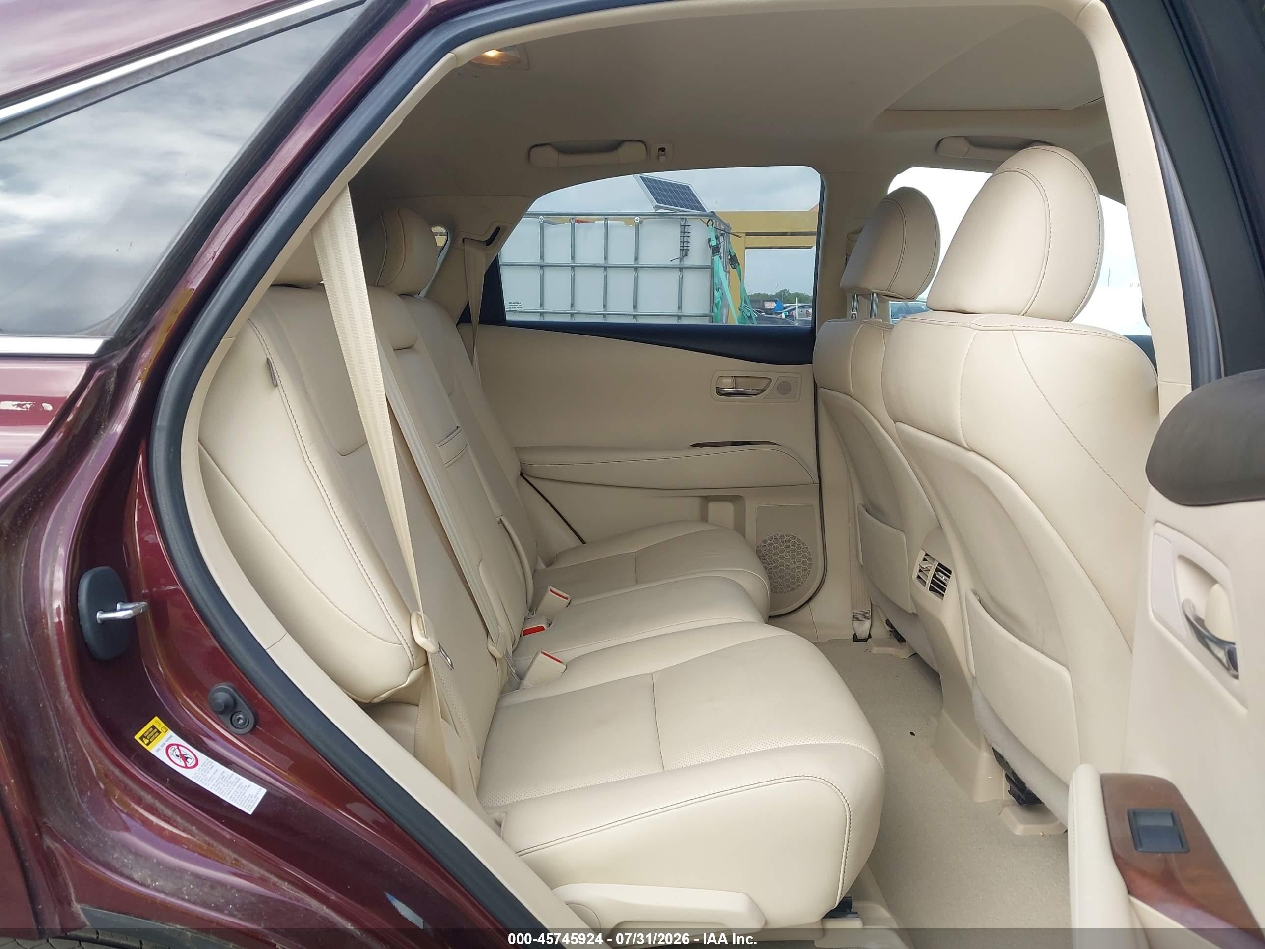 2015 Lexus Rx 350   Burgundy vin: 2T2ZK1BA4FC193020