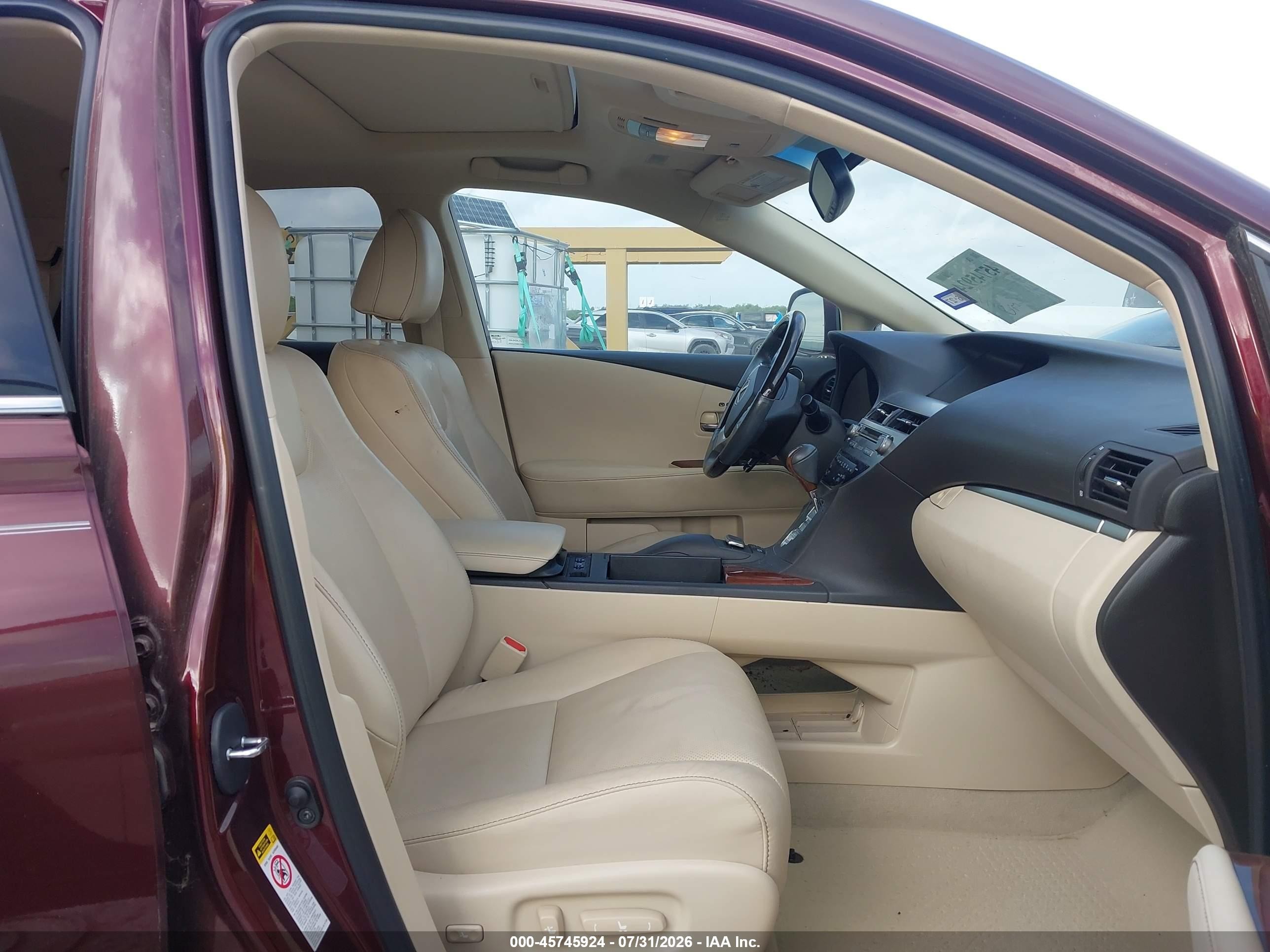 2015 Lexus Rx 350   Burgundy vin: 2T2ZK1BA4FC193020