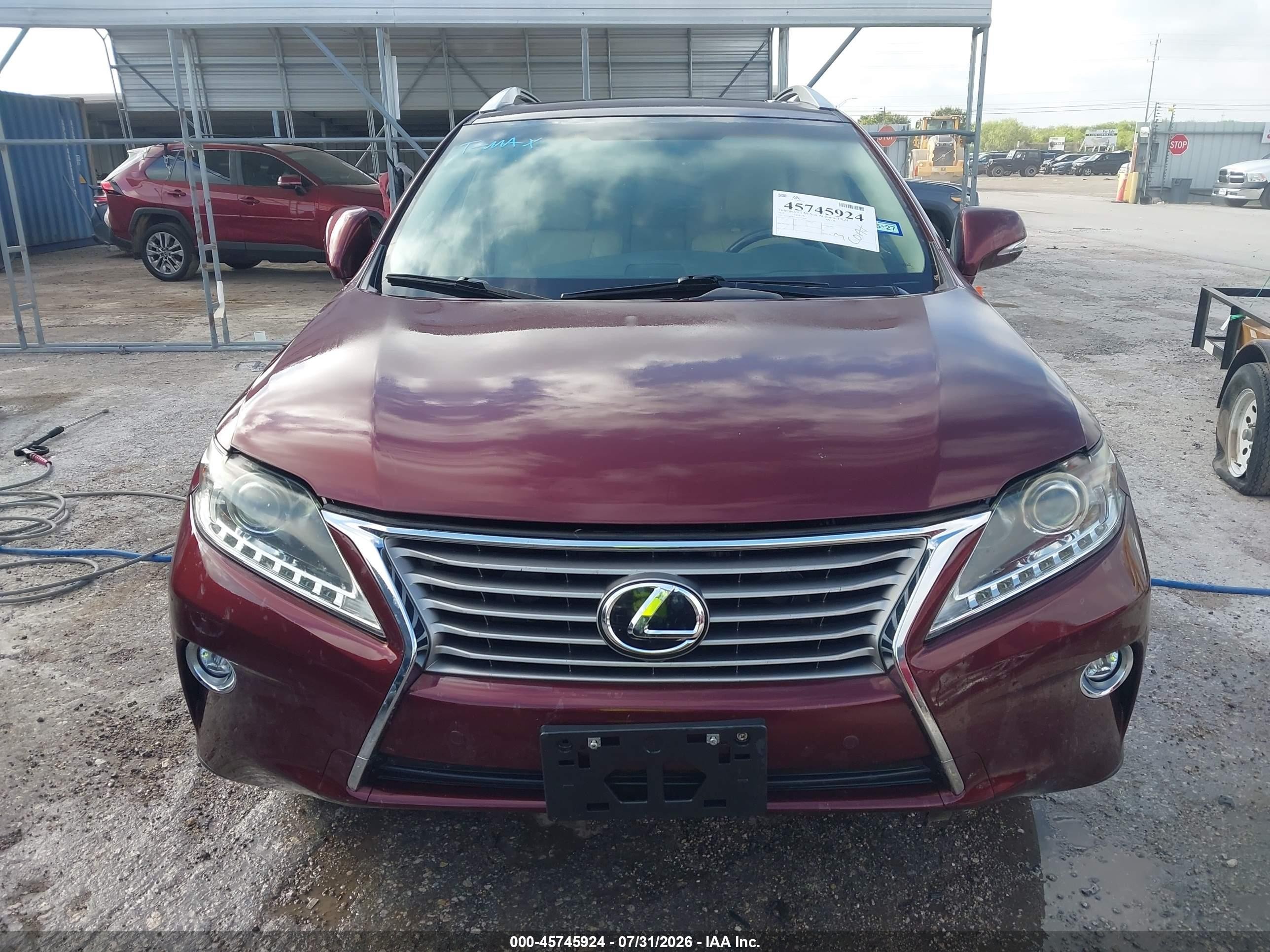 2015 Lexus Rx 350   Burgundy vin: 2T2ZK1BA4FC193020