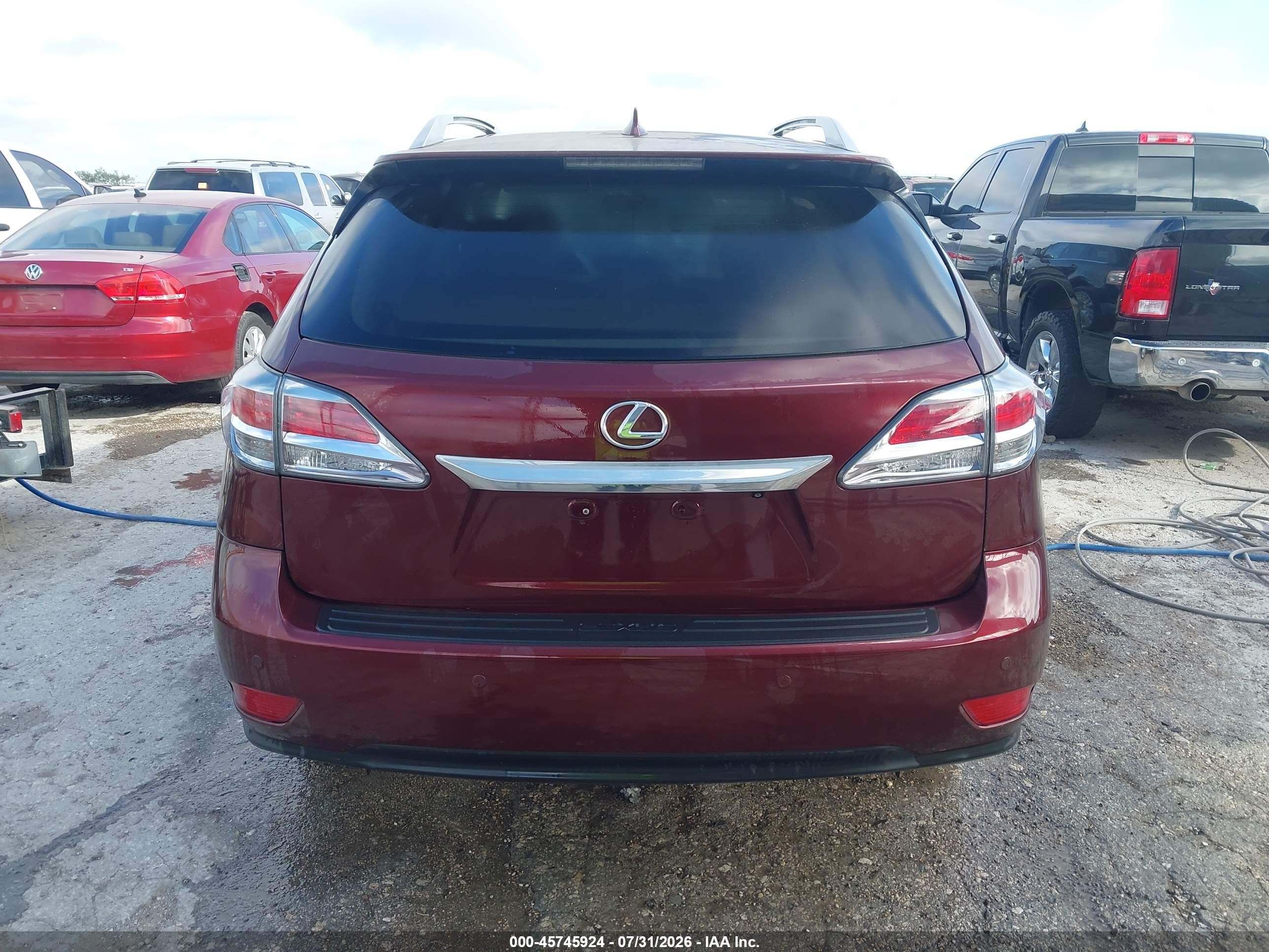 2015 Lexus Rx 350   Burgundy vin: 2T2ZK1BA4FC193020