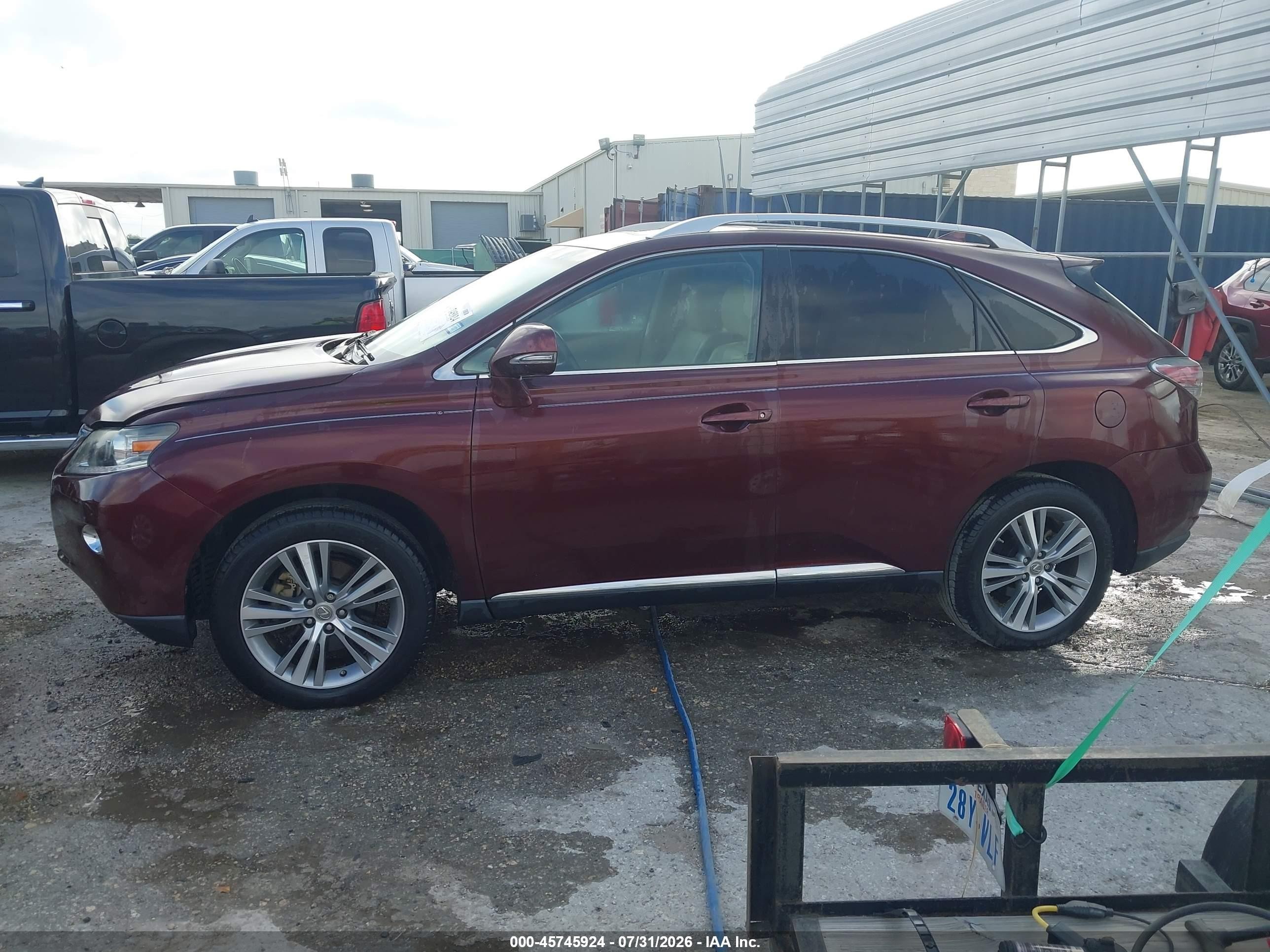 2015 Lexus Rx 350   Burgundy vin: 2T2ZK1BA4FC193020