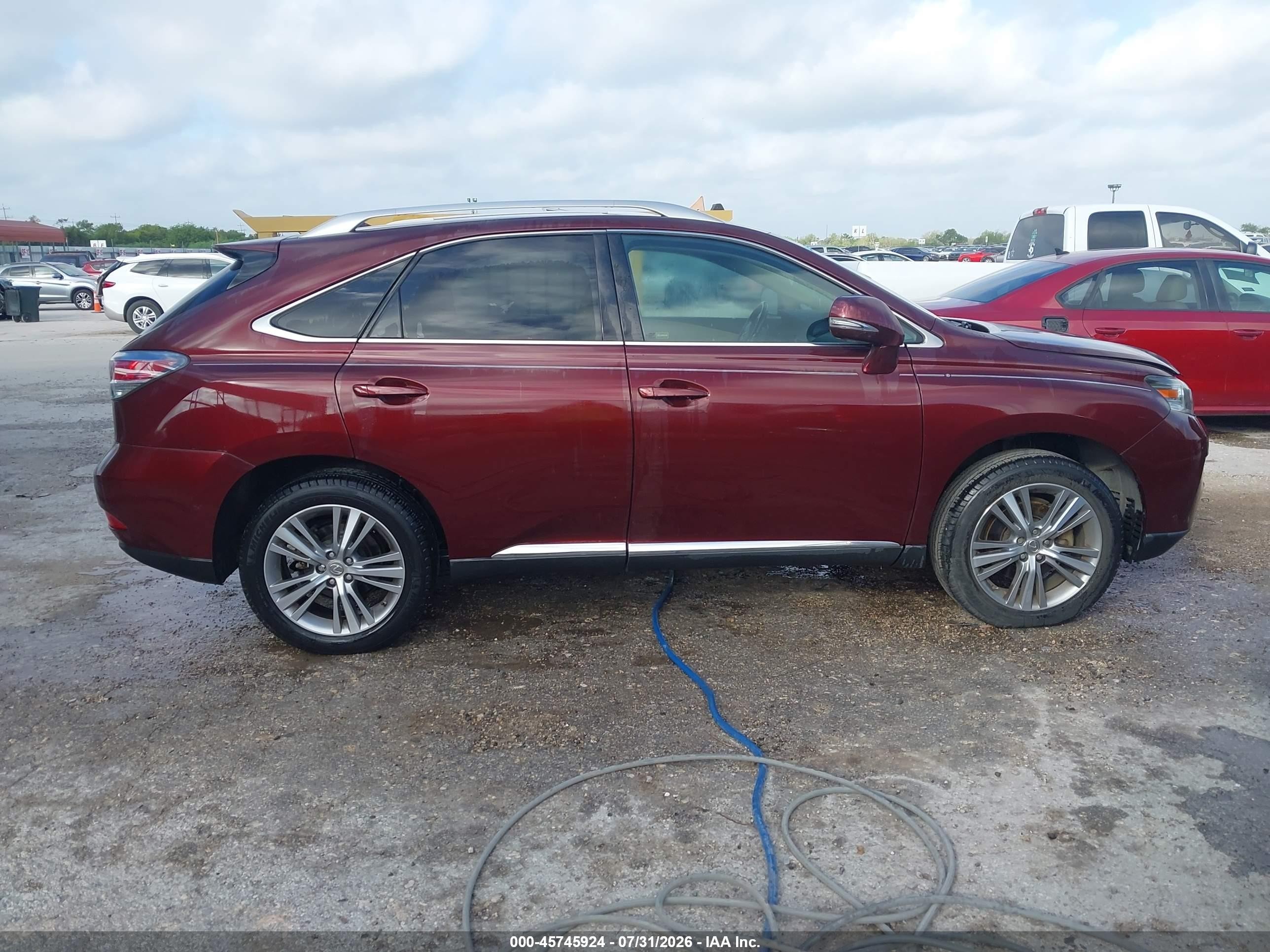 2015 Lexus Rx 350   Burgundy vin: 2T2ZK1BA4FC193020