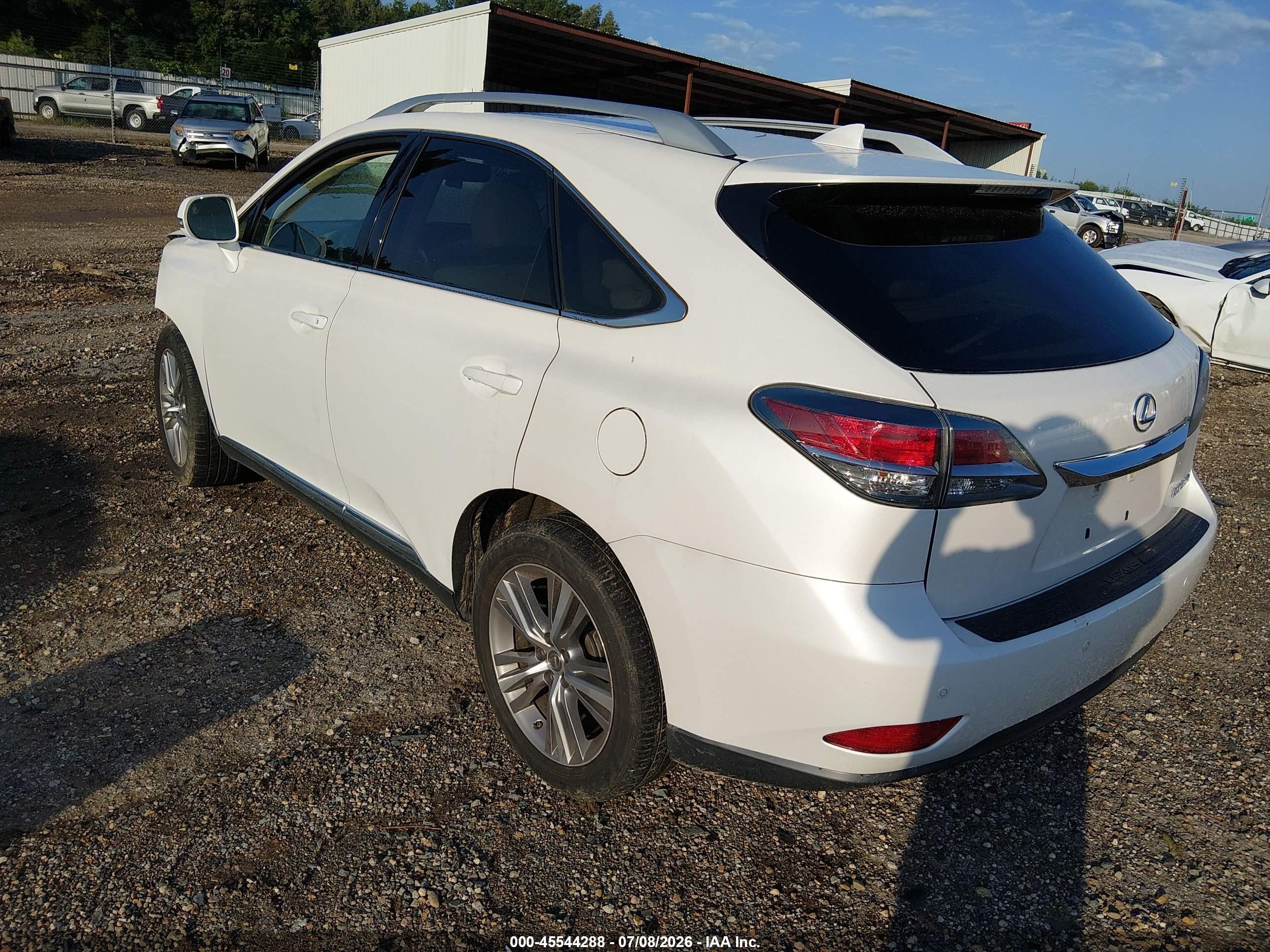 2015 Lexus Rx 350   White vin: 2T2ZK1BA4FC193339