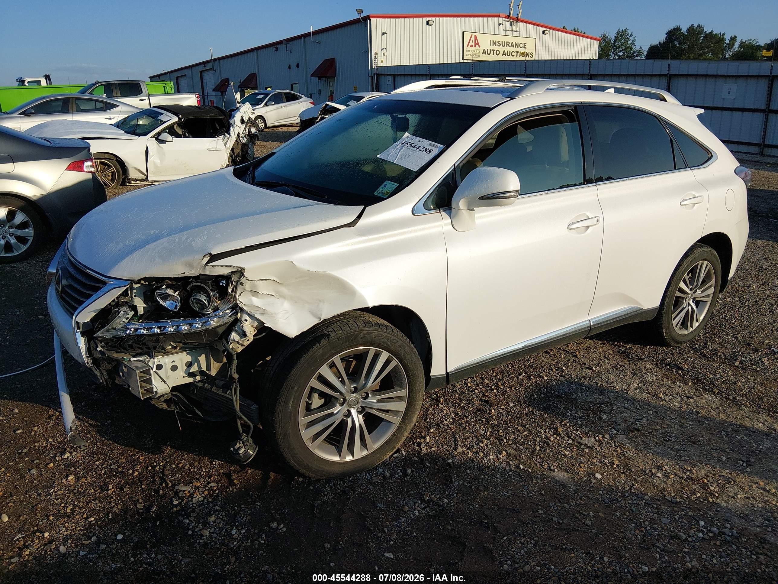 2015 Lexus Rx 350   White vin: 2T2ZK1BA4FC193339