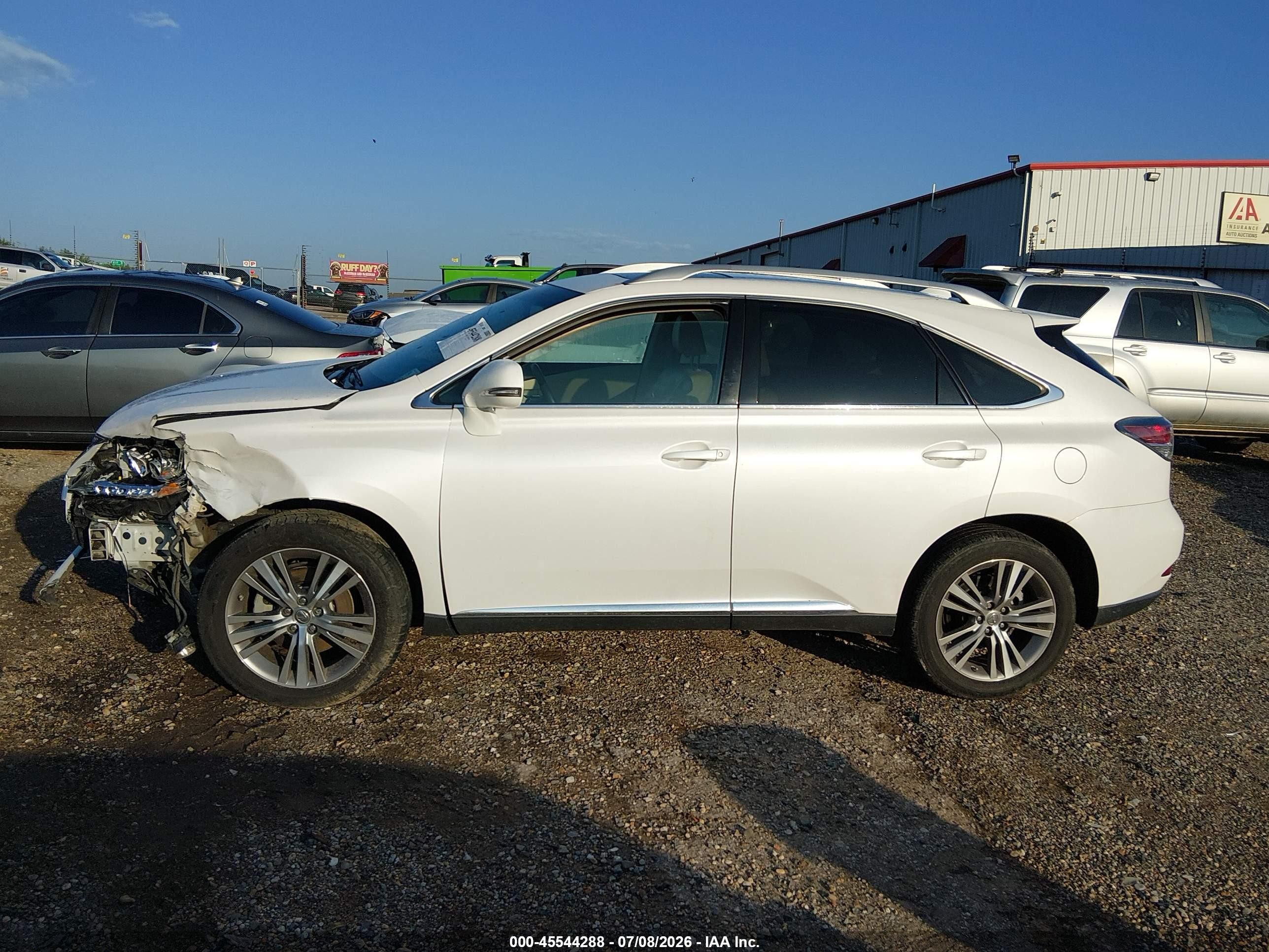 2015 Lexus Rx 350   White vin: 2T2ZK1BA4FC193339