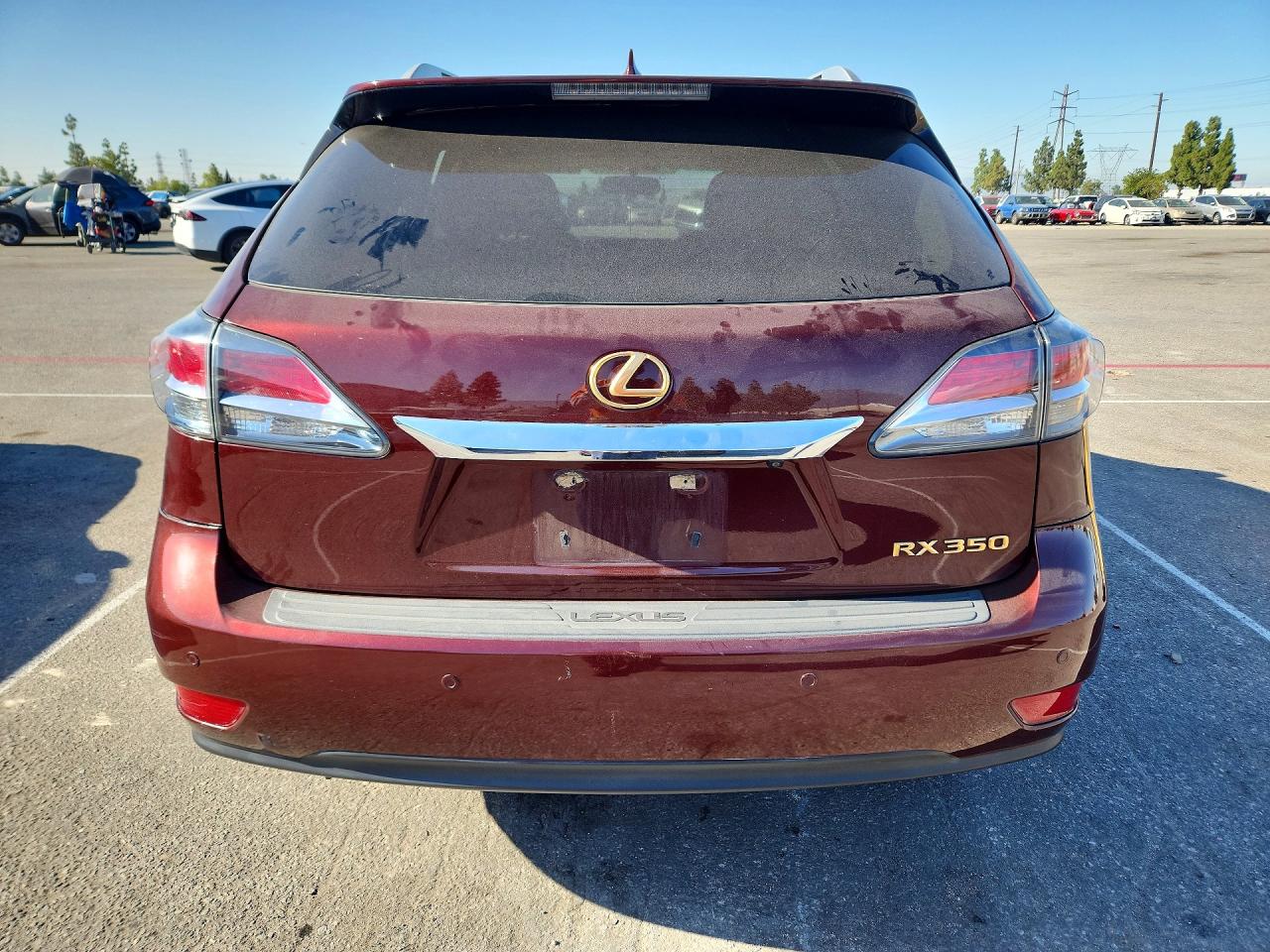 2015 Lexus Rx 350 Burgundy vin: 2T2ZK1BA4FC195690