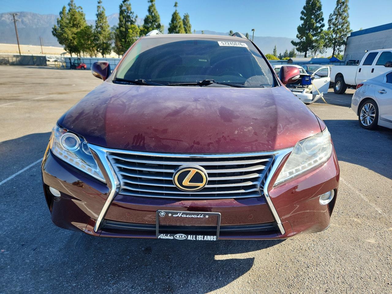 2015 Lexus Rx 350 Burgundy vin: 2T2ZK1BA4FC195690