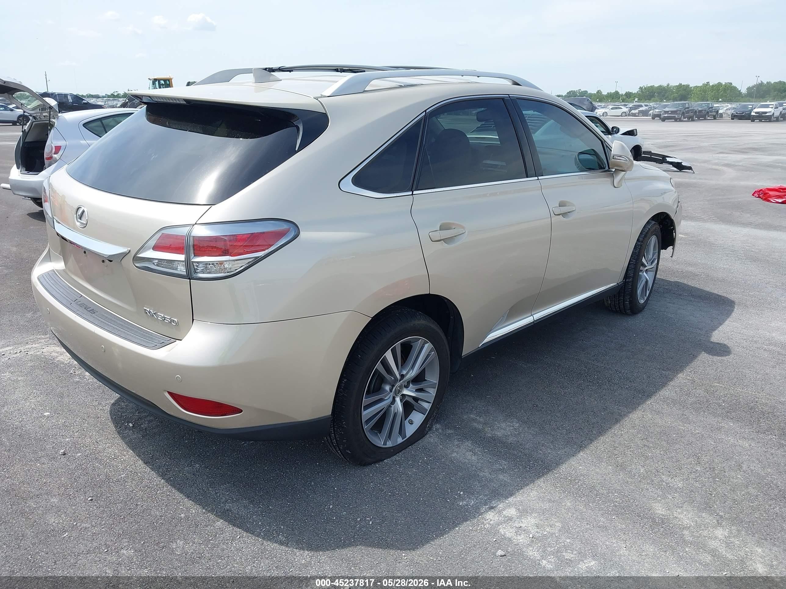 2015 Lexus Rx 350   Gold vin: 2T2ZK1BA4FC197228