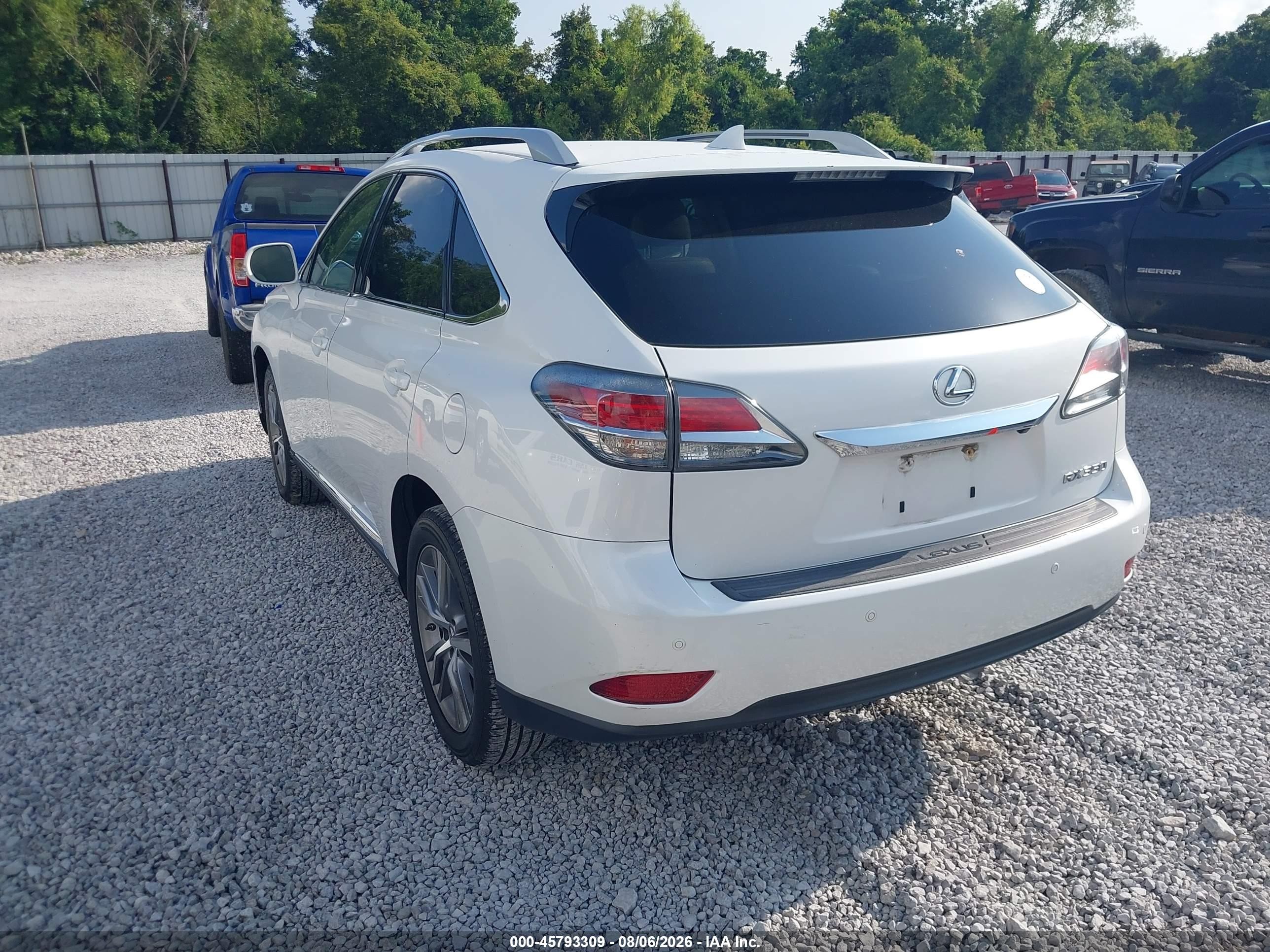 2015 Lexus Rx 350   White vin: 2T2ZK1BA4FC197942