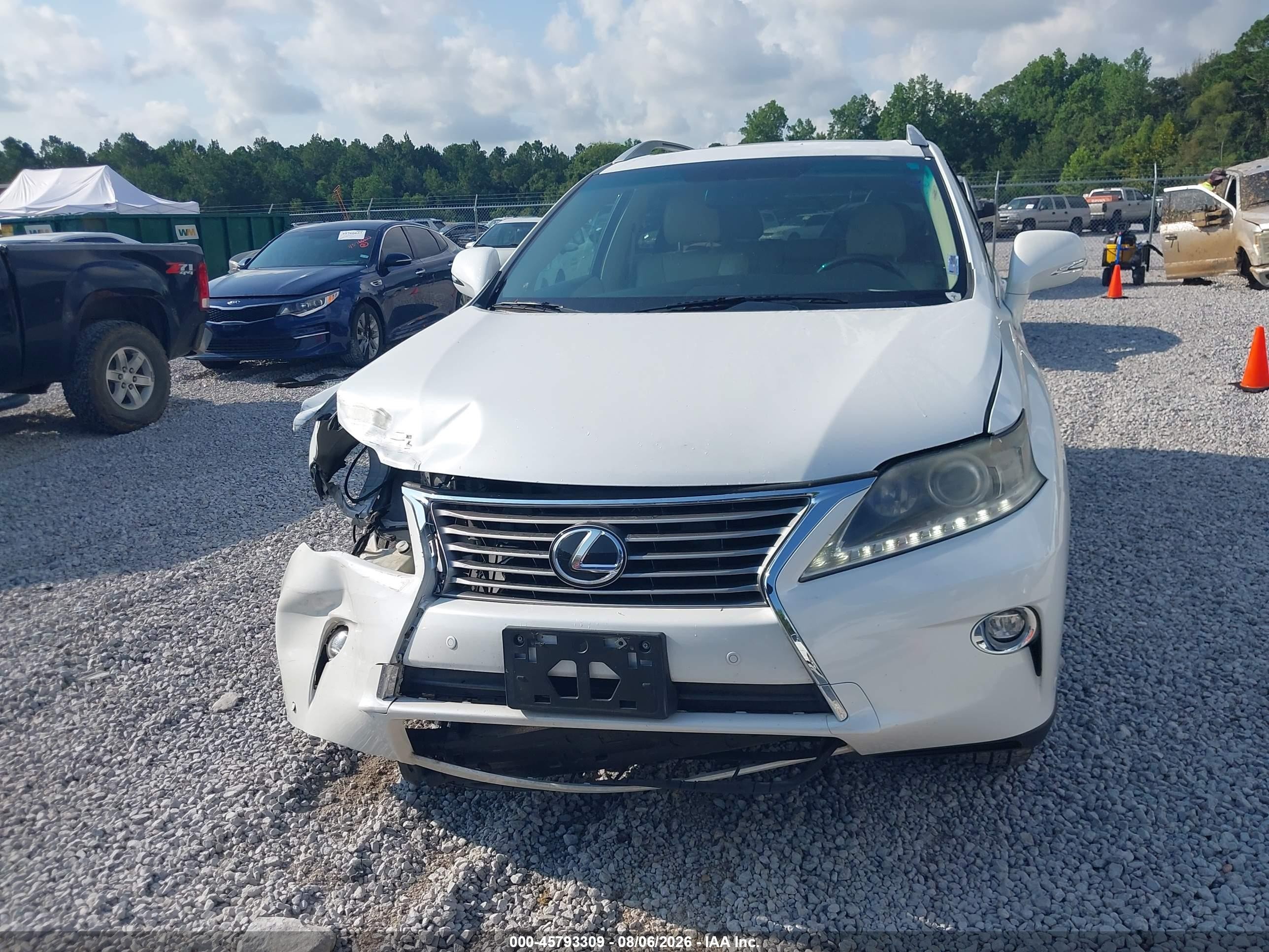 2015 Lexus Rx 350   White vin: 2T2ZK1BA4FC197942