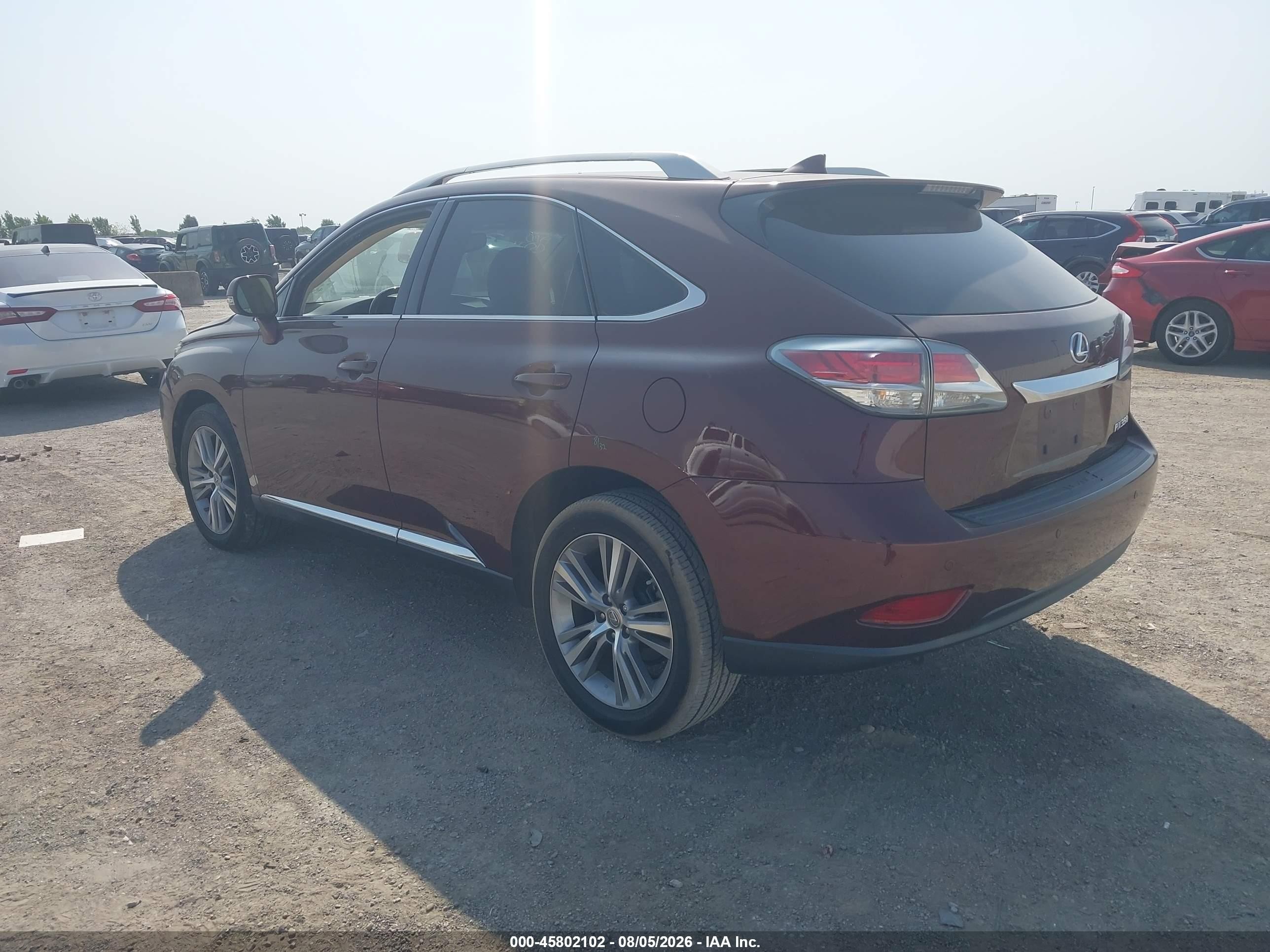 2015 Lexus Rx 350   Burgundy vin: 2T2ZK1BA4FC199836