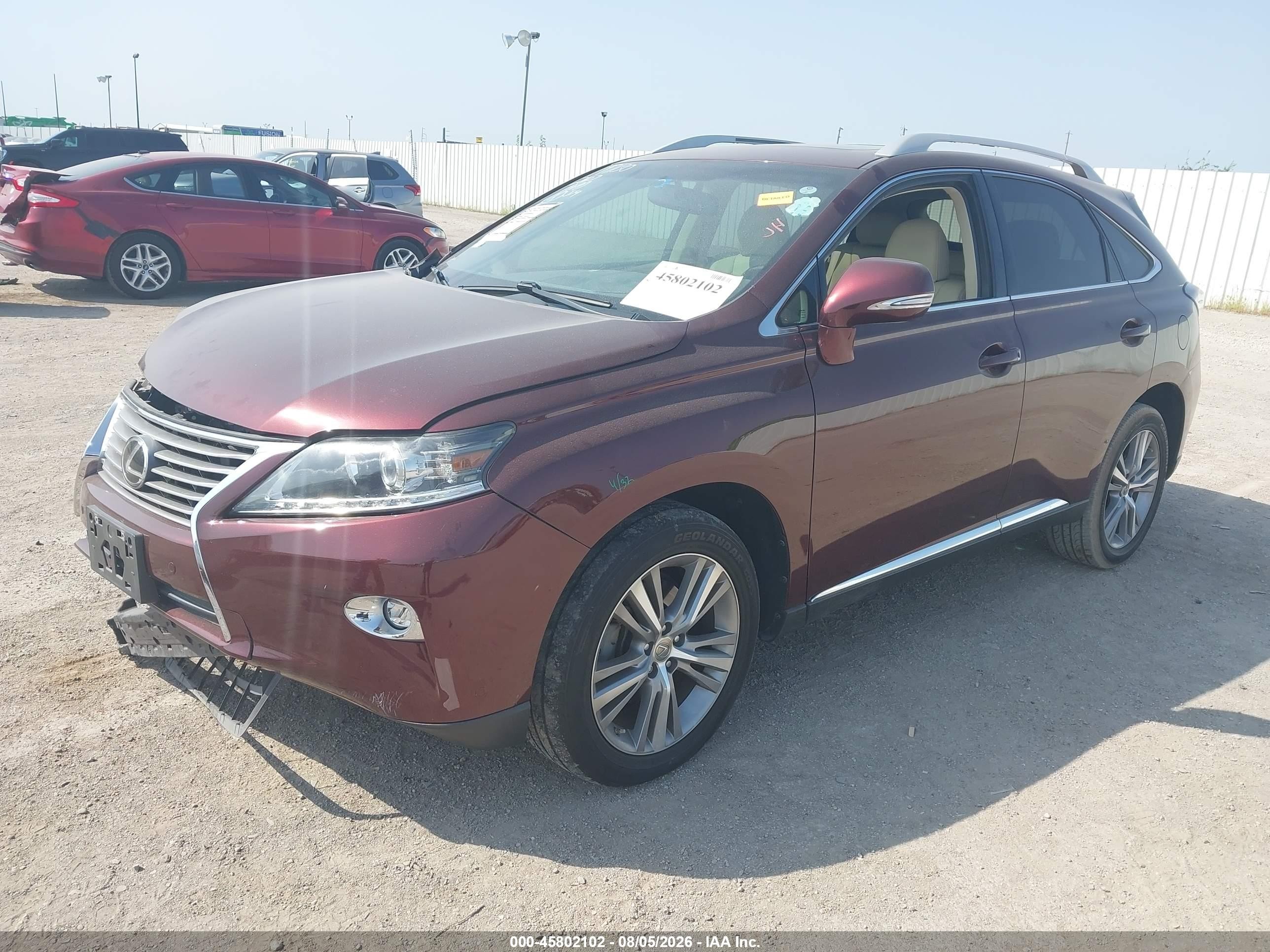 2015 Lexus Rx 350   Burgundy vin: 2T2ZK1BA4FC199836