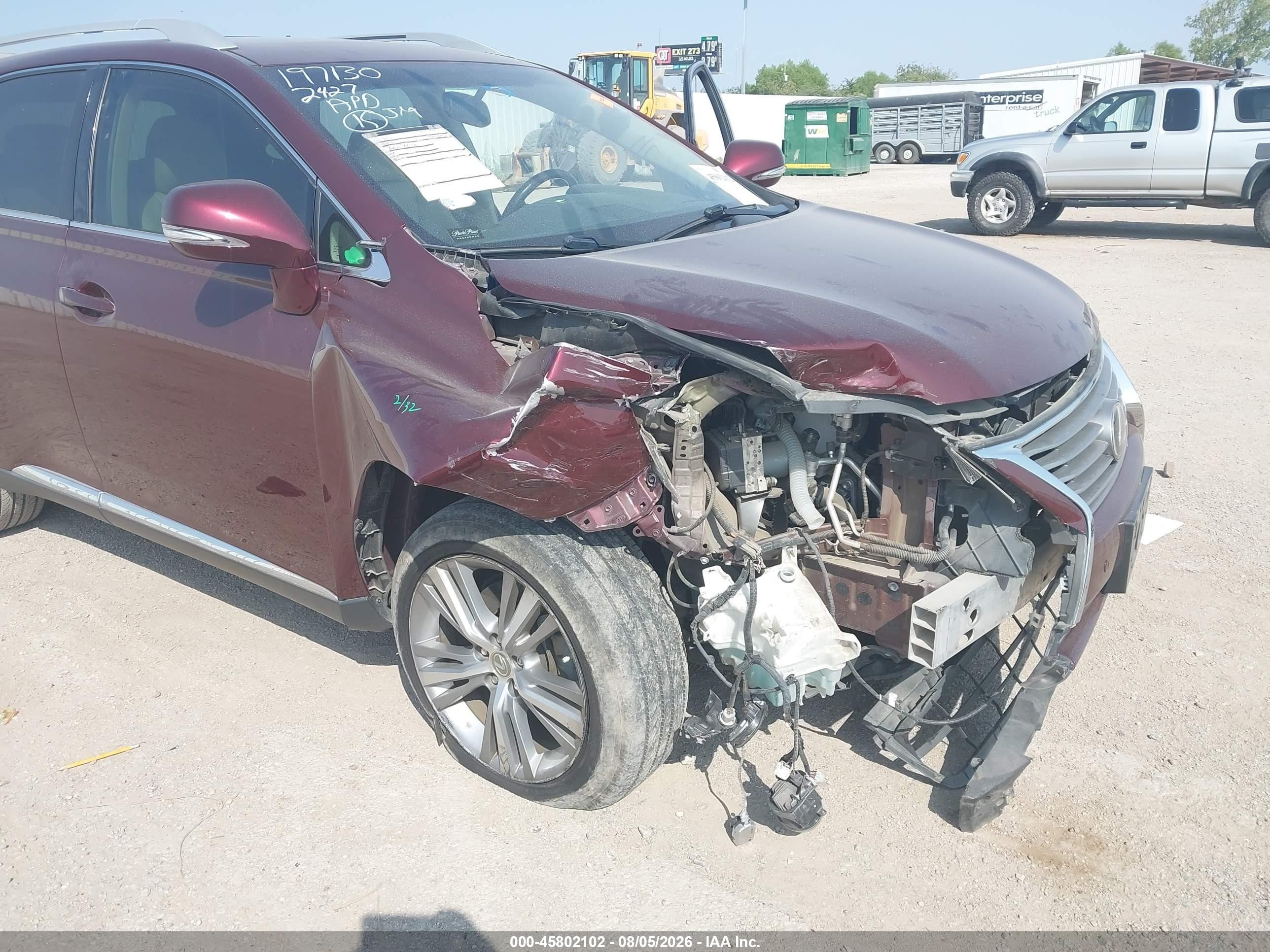 2015 Lexus Rx 350   Burgundy vin: 2T2ZK1BA4FC199836