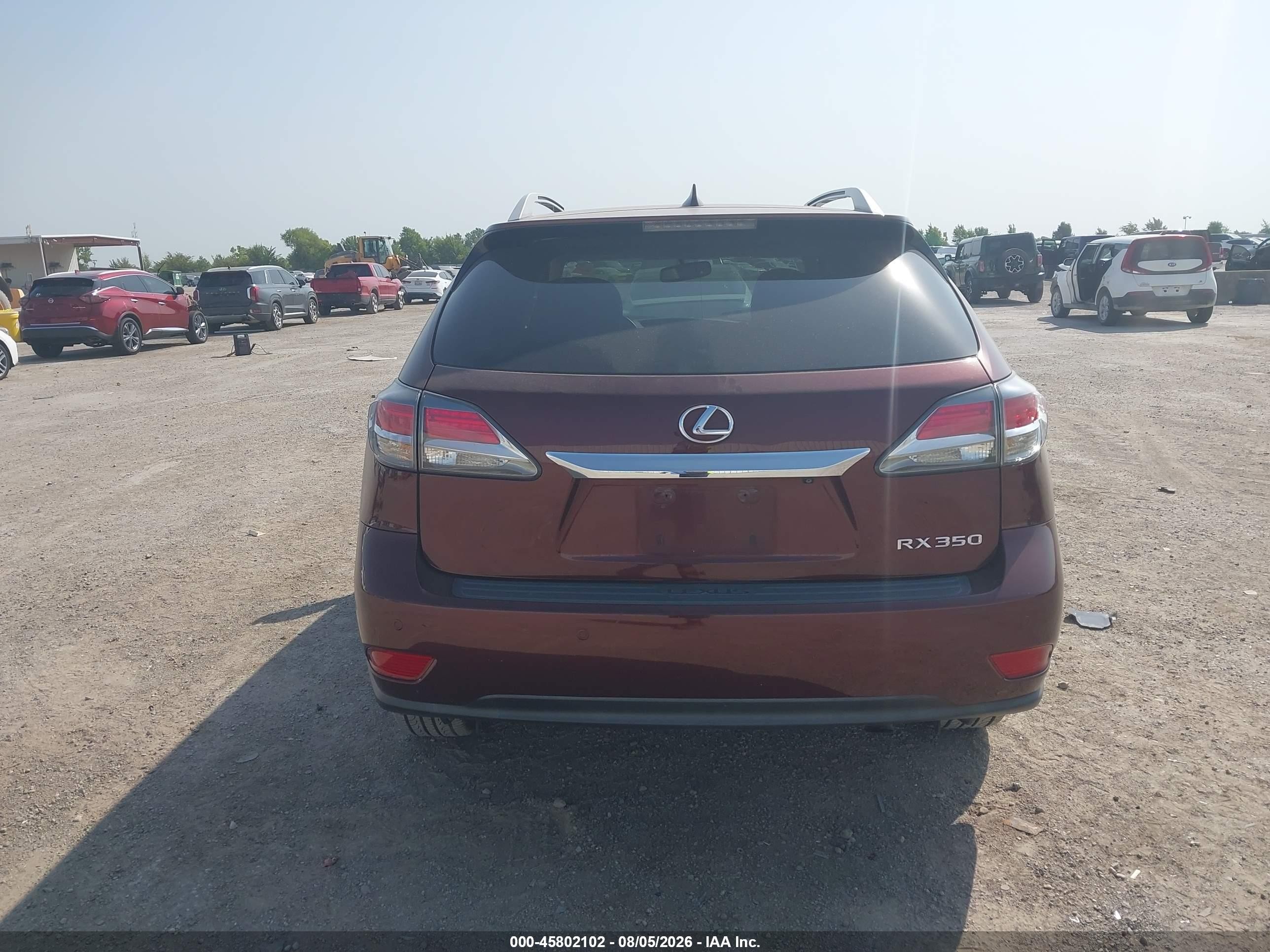 2015 Lexus Rx 350   Burgundy vin: 2T2ZK1BA4FC199836