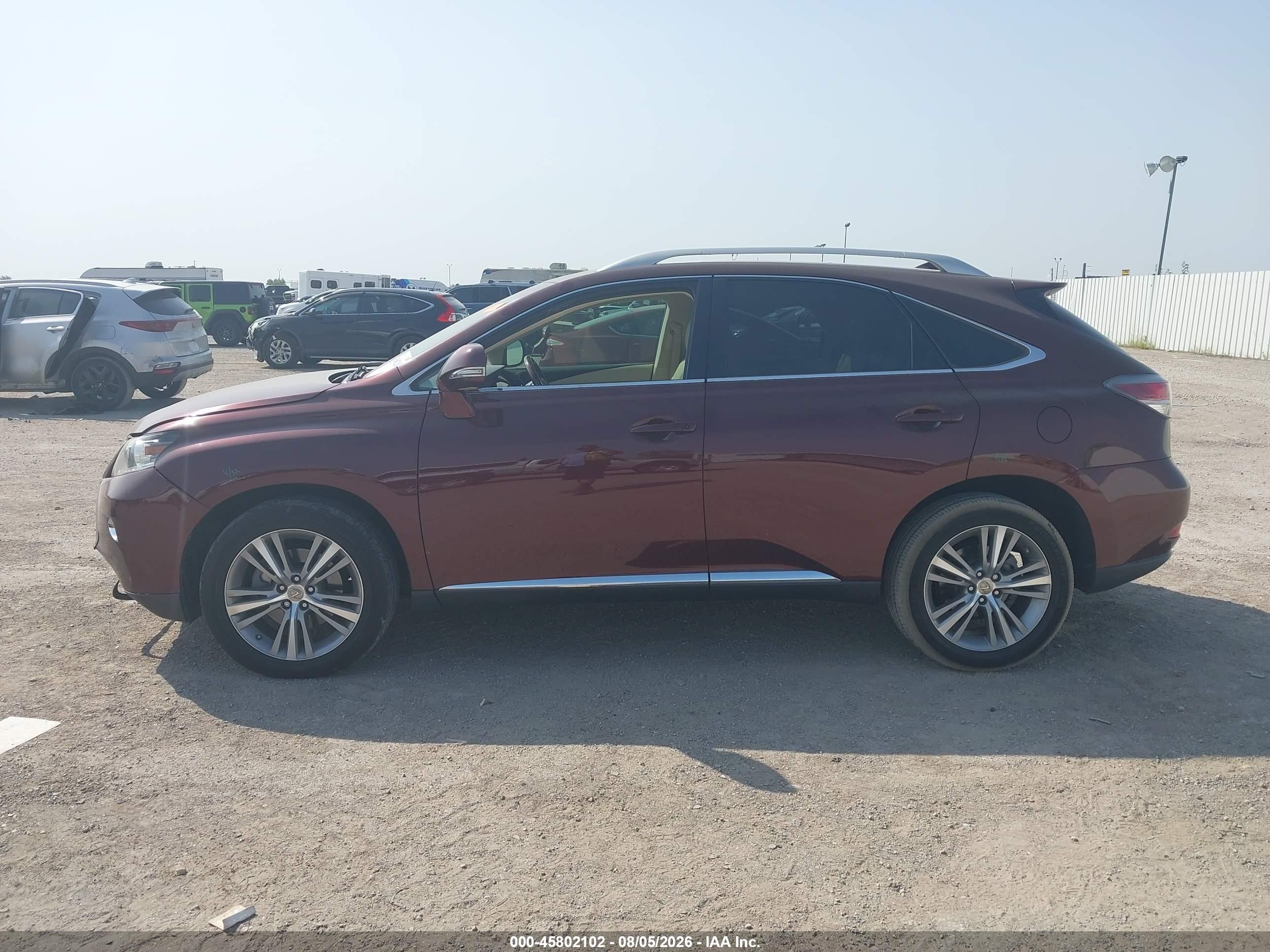 2015 Lexus Rx 350   Burgundy vin: 2T2ZK1BA4FC199836