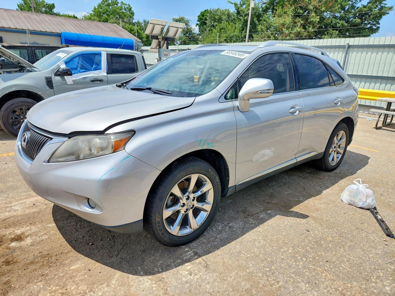 2010 Lexus Rx 350 Silver vin: 2T2ZK1BA5AC010944