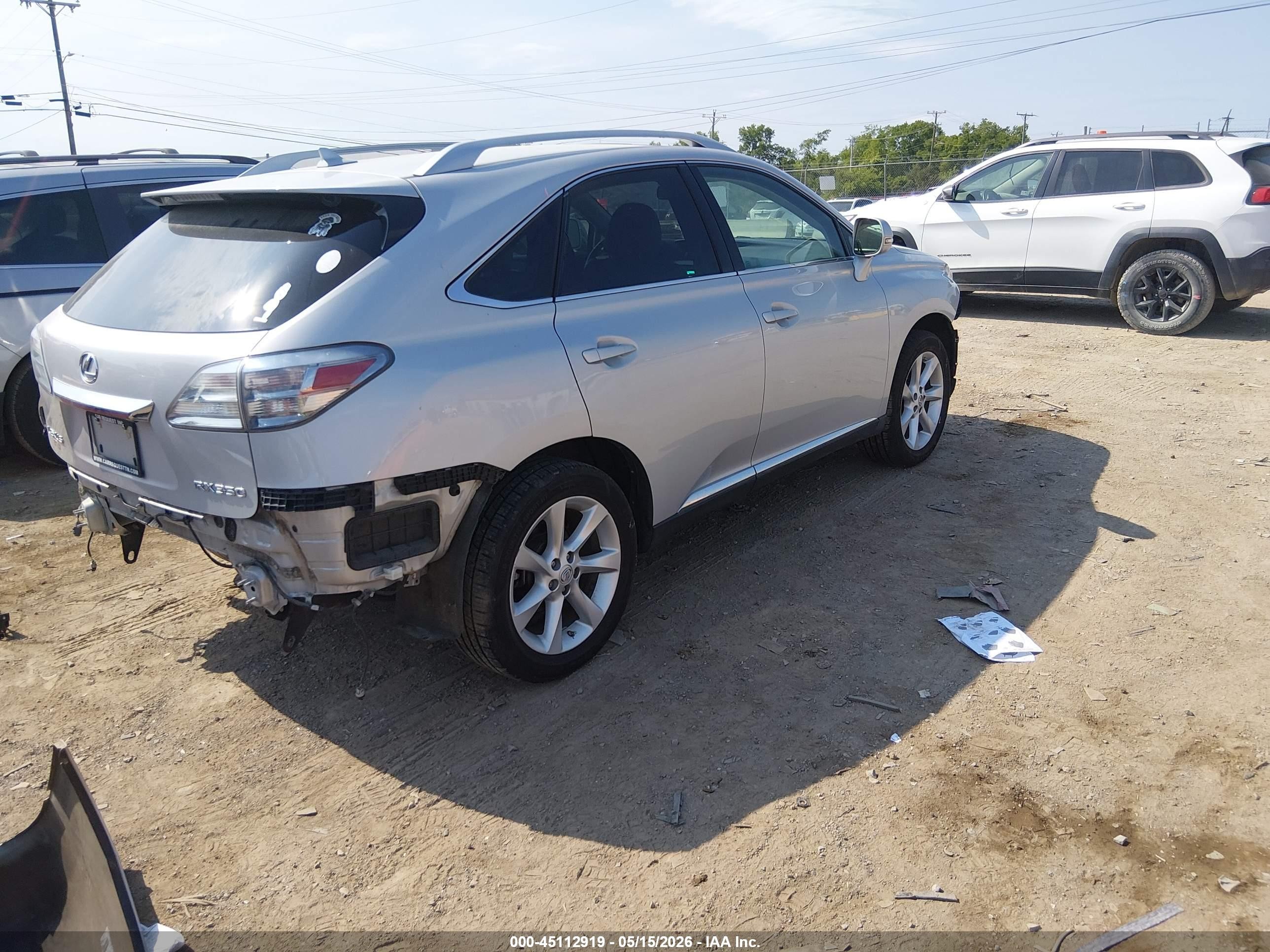 2010 Lexus Rx 350   Silver vin: 2T2ZK1BA5AC011561