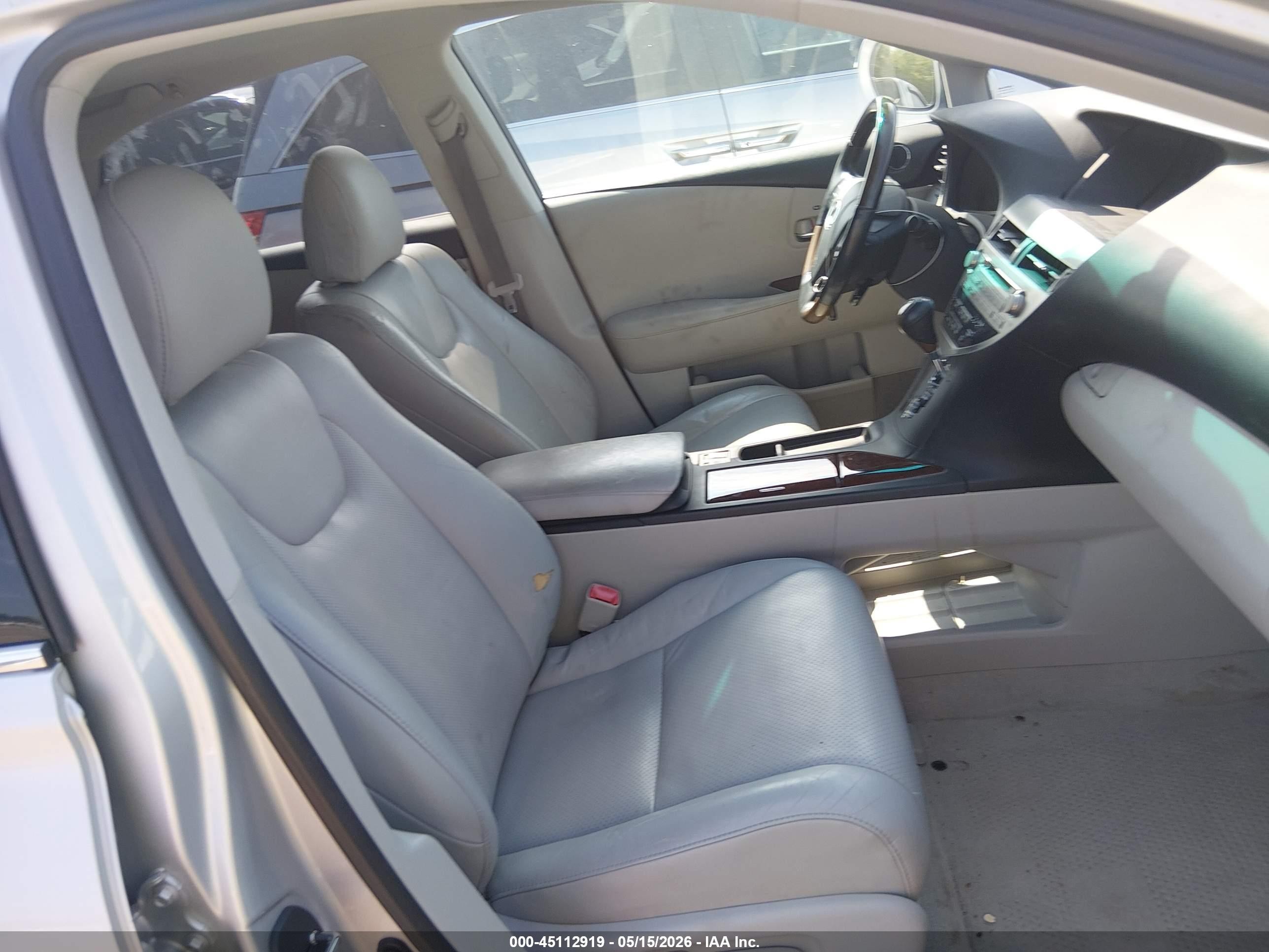 2010 Lexus Rx 350   Silver vin: 2T2ZK1BA5AC011561