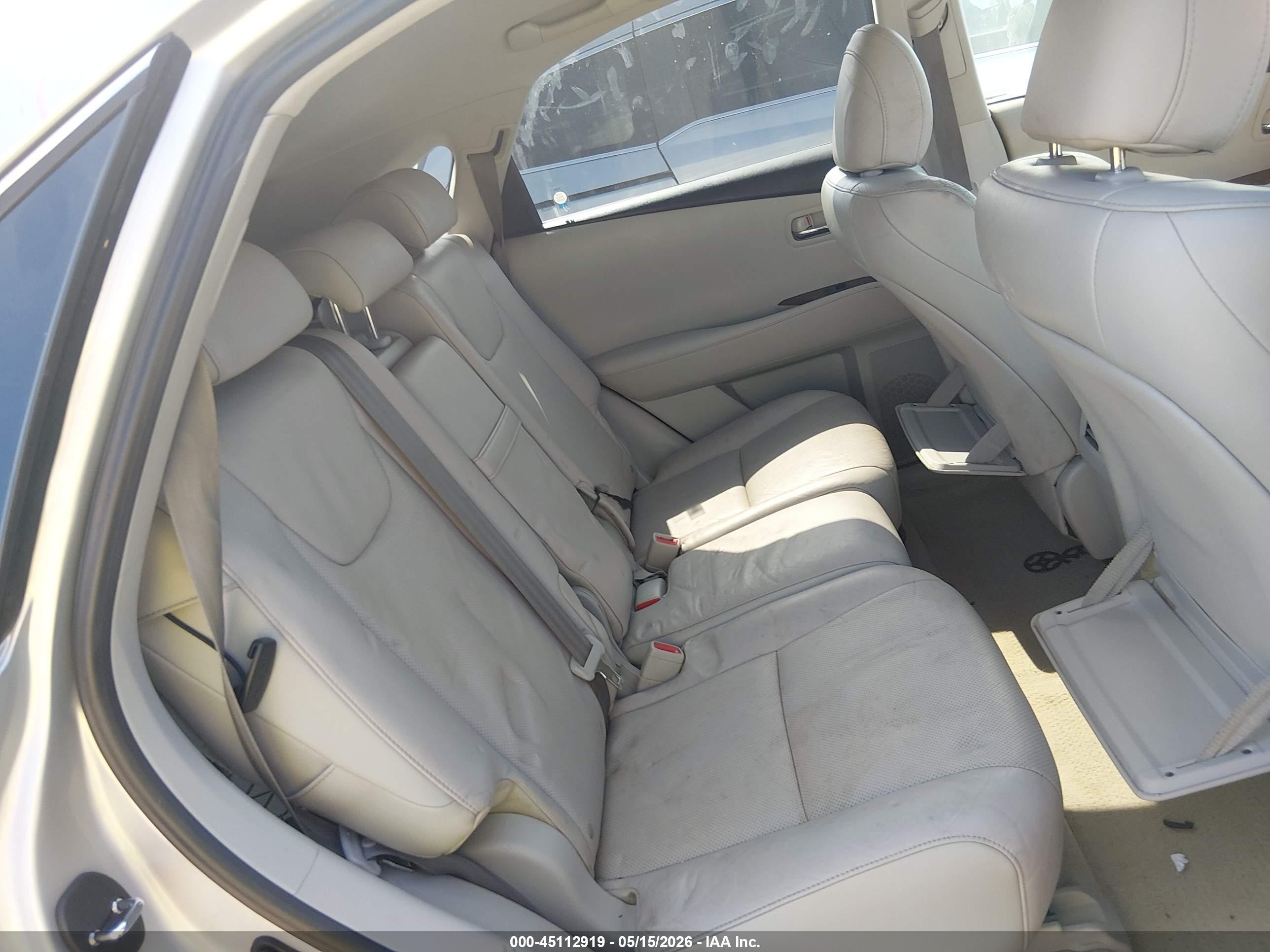 2010 Lexus Rx 350   Silver vin: 2T2ZK1BA5AC011561