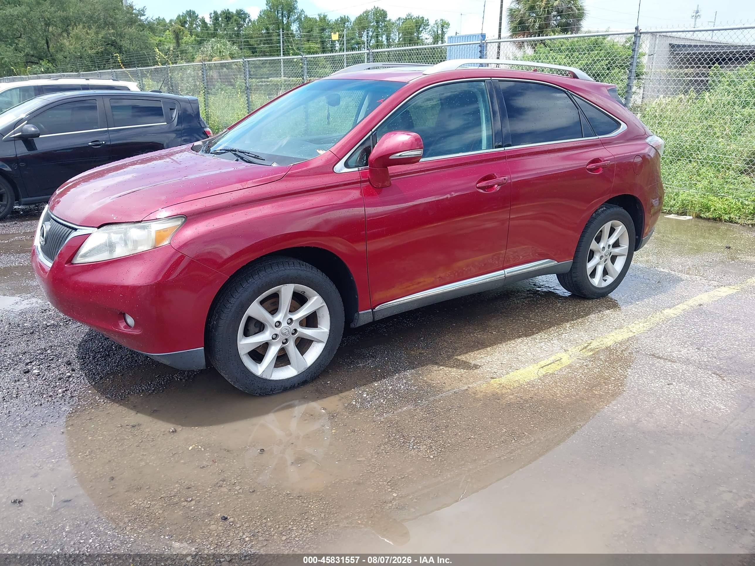 2010 Lexus Rx 350   Red vin: 2T2ZK1BA5AC012418
