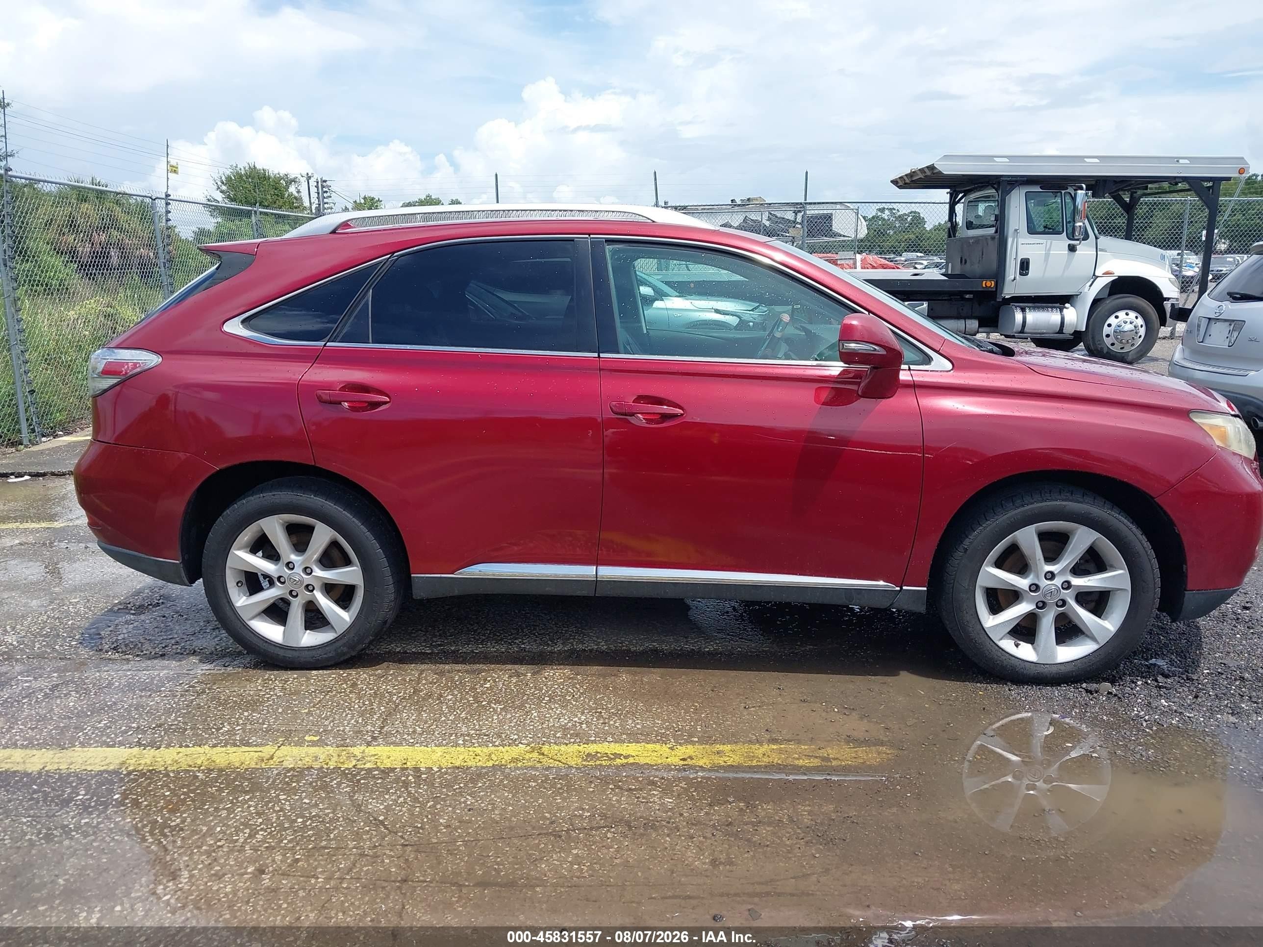 2010 Lexus Rx 350   Red vin: 2T2ZK1BA5AC012418