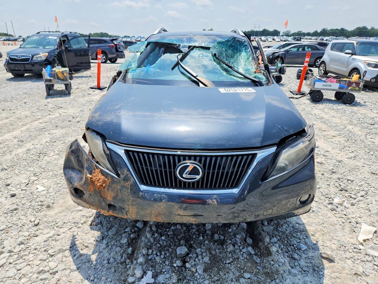 2010 Lexus Rx 350 Gray vin: 2T2ZK1BA5AC013083