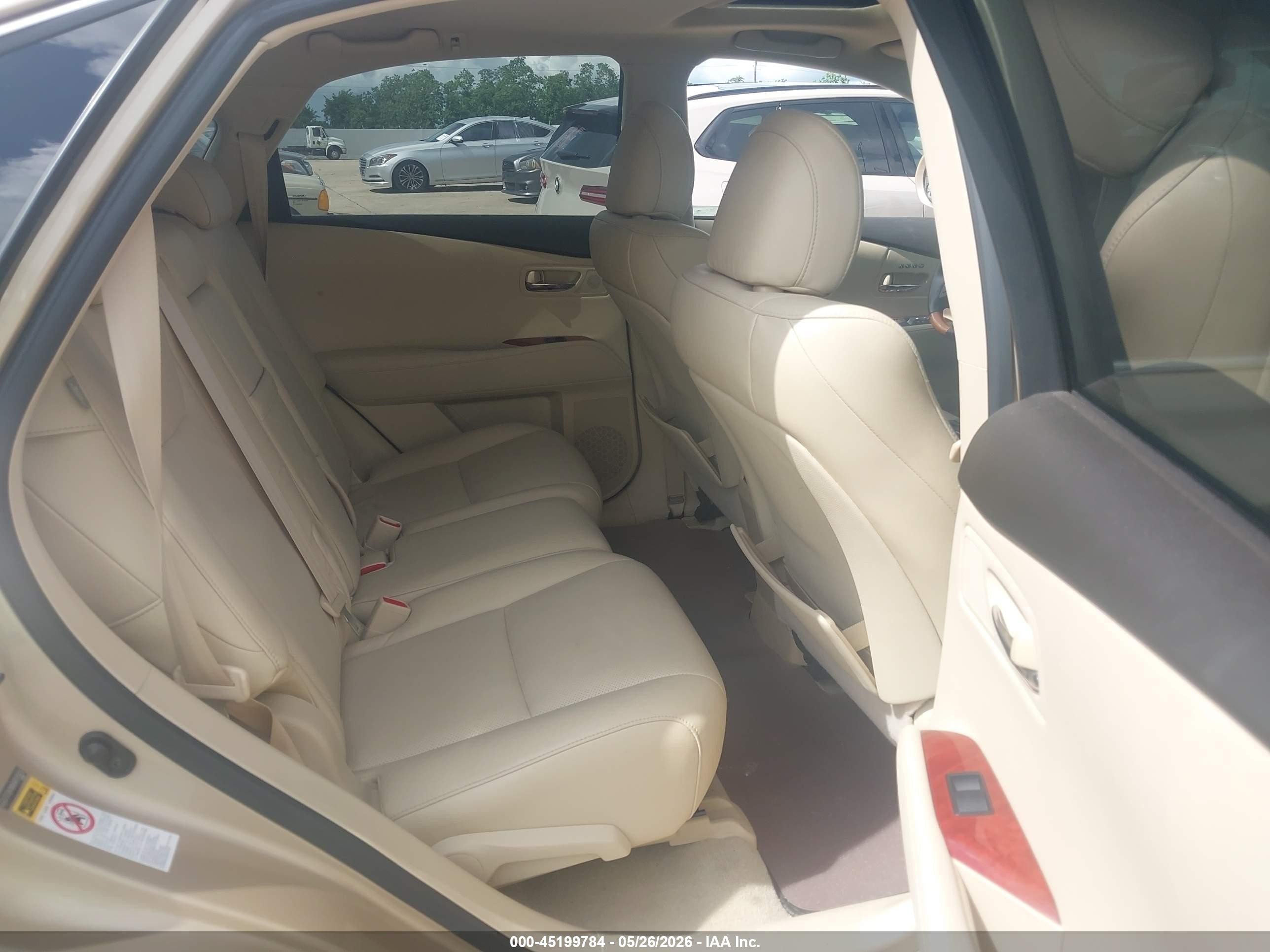 2010 Lexus Rx 350 Gold vin: 2T2ZK1BA5AC013455