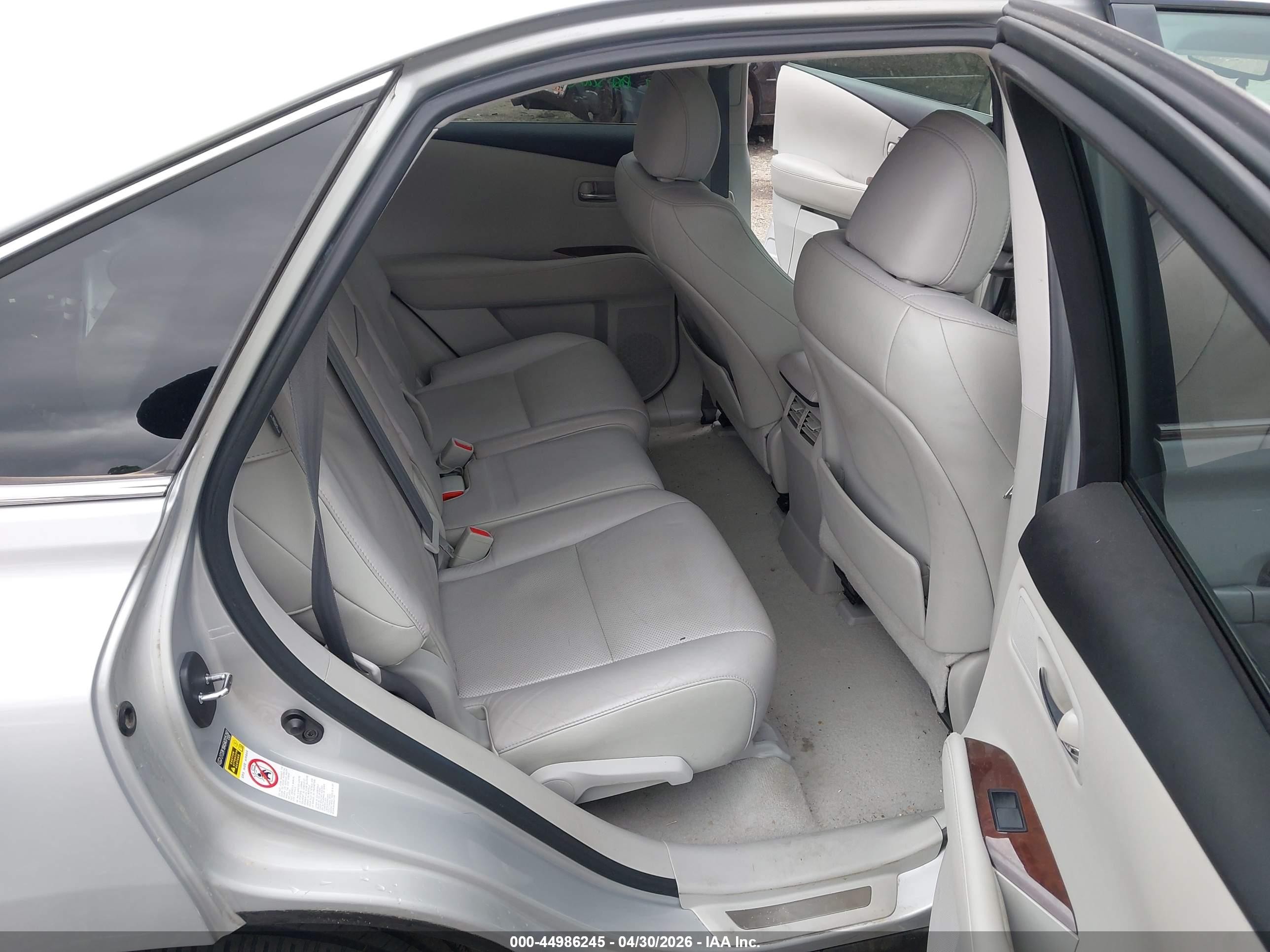 2010 Lexus Rx 350   Silver vin: 2T2ZK1BA5AC015397