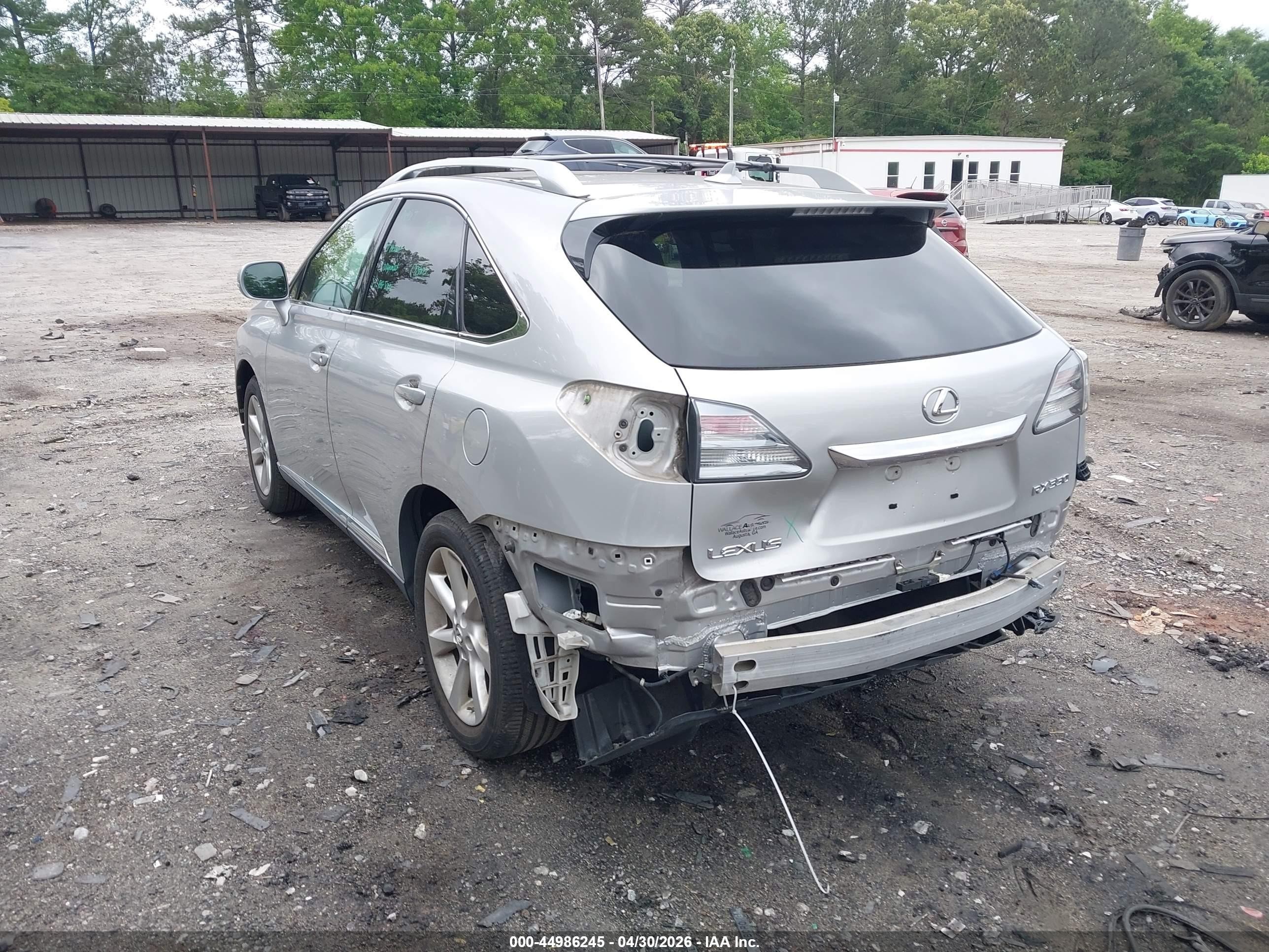 2010 Lexus Rx 350   Silver vin: 2T2ZK1BA5AC015397