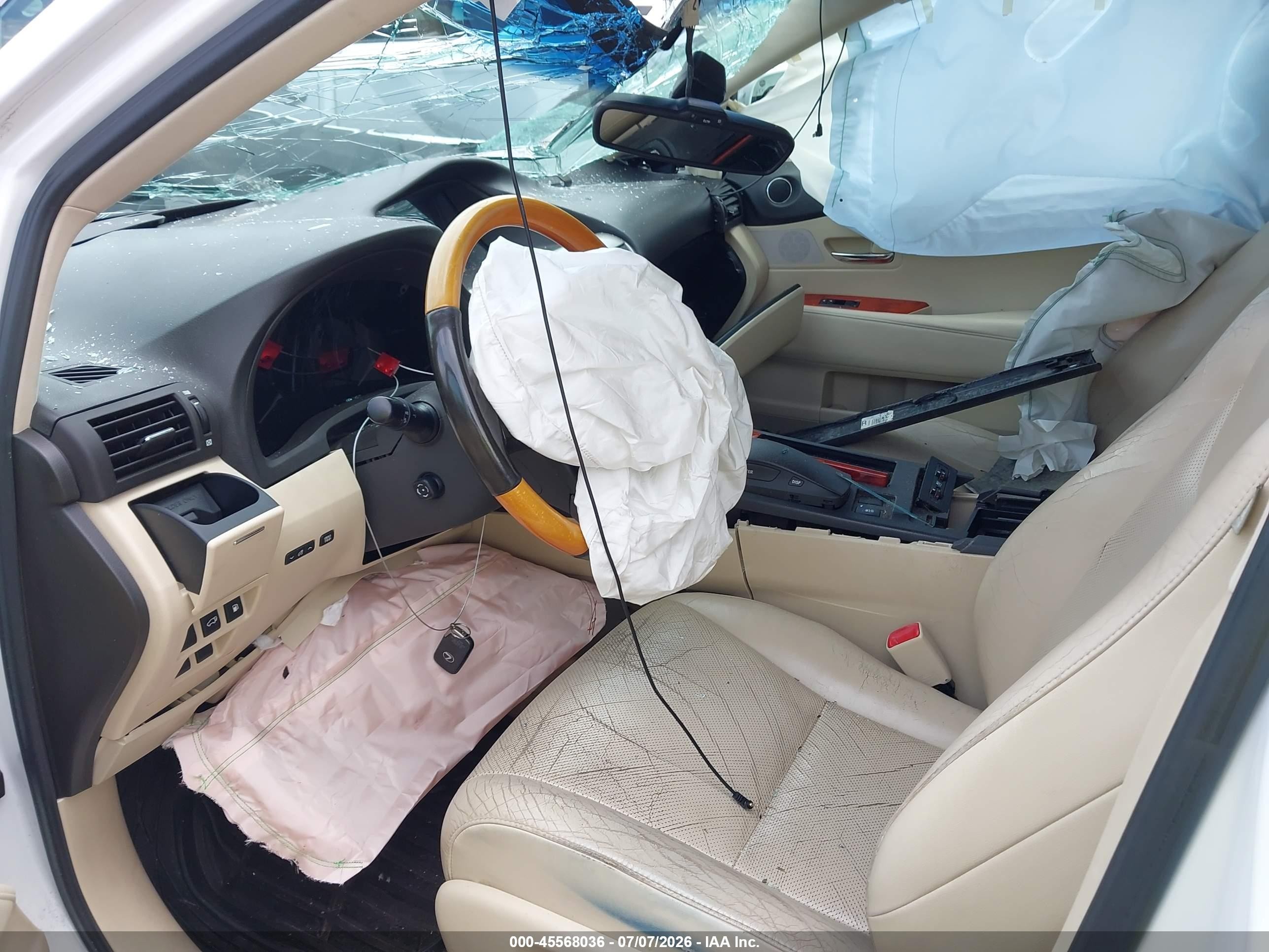 2010 Lexus Rx 350   White vin: 2T2ZK1BA5AC016338