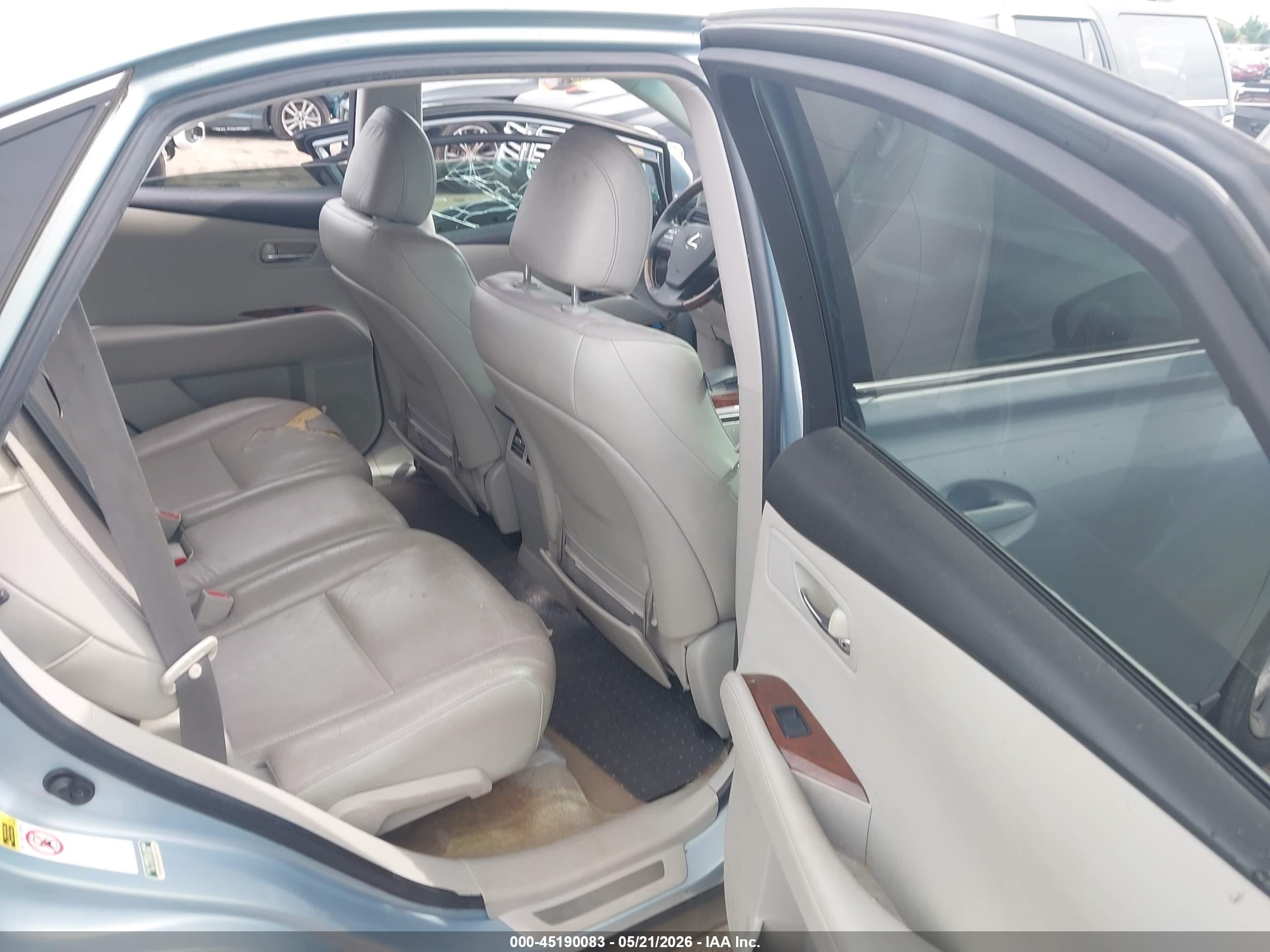 2010 Lexus Rx 350   Blue vin: 2T2ZK1BA5AC019885