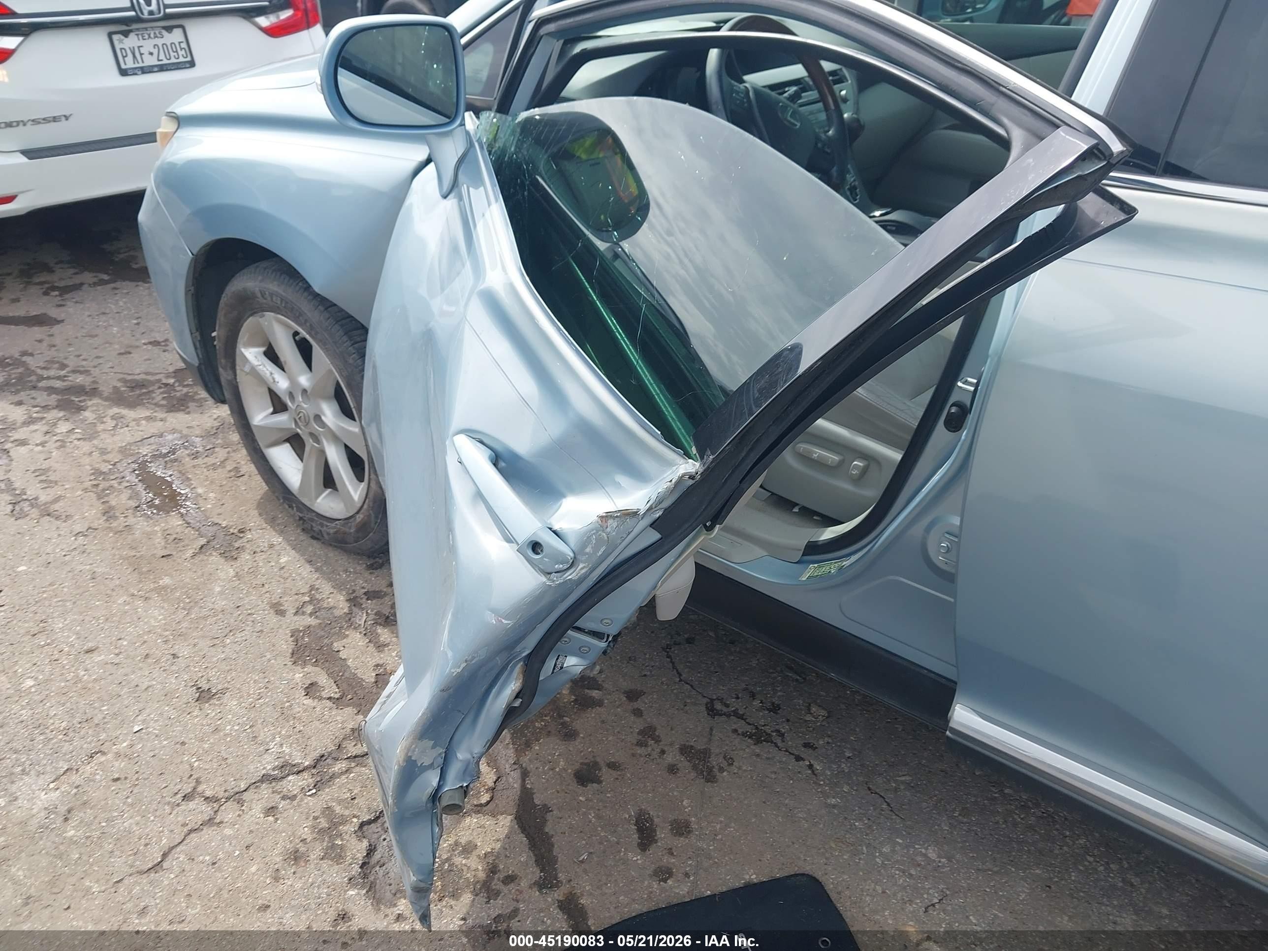 2010 Lexus Rx 350   Blue vin: 2T2ZK1BA5AC019885