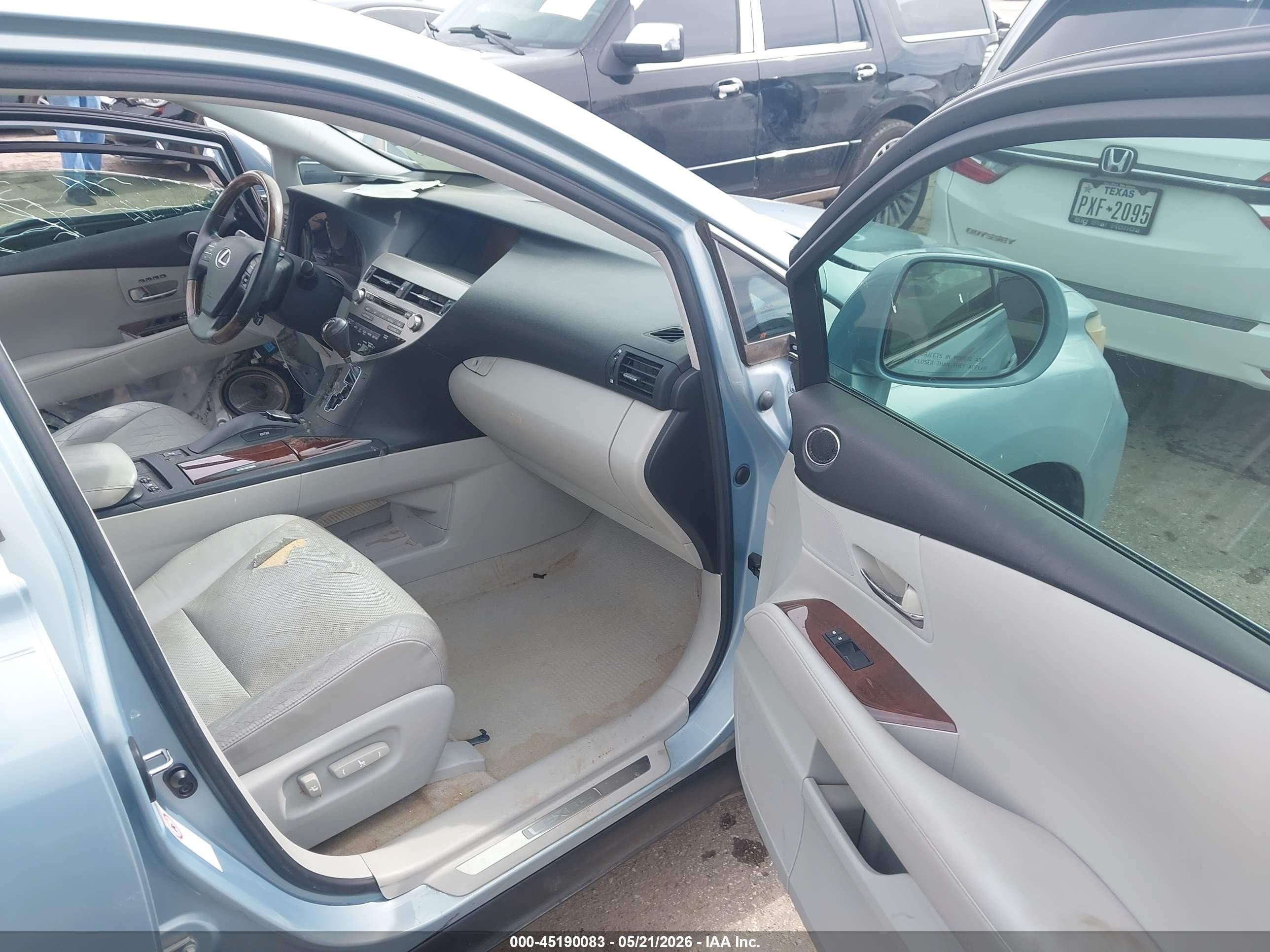 2010 Lexus Rx 350   Blue vin: 2T2ZK1BA5AC019885