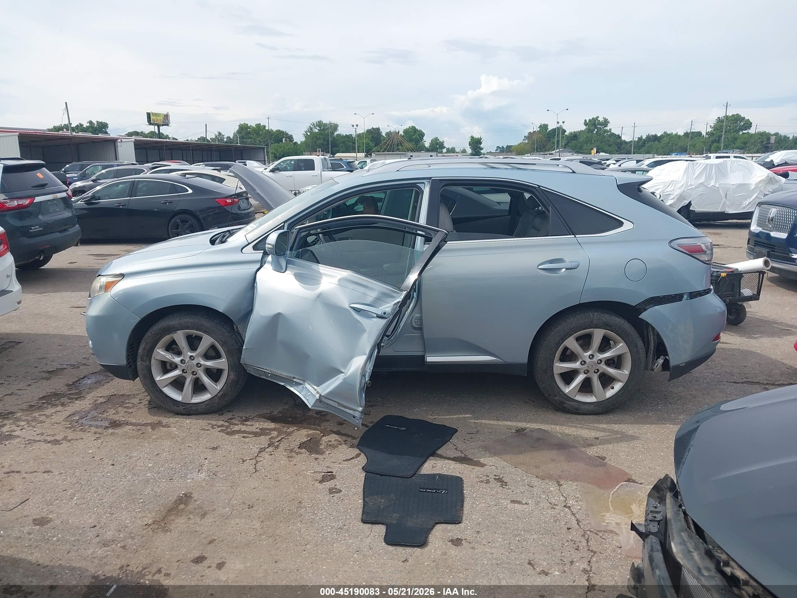 2010 Lexus Rx 350   Blue vin: 2T2ZK1BA5AC019885