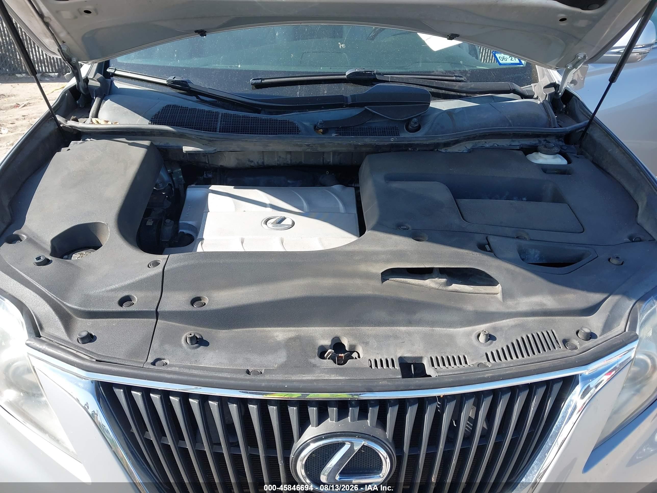 2010 Lexus Rx 350   Серебряный vin: 2T2ZK1BA5AC020339