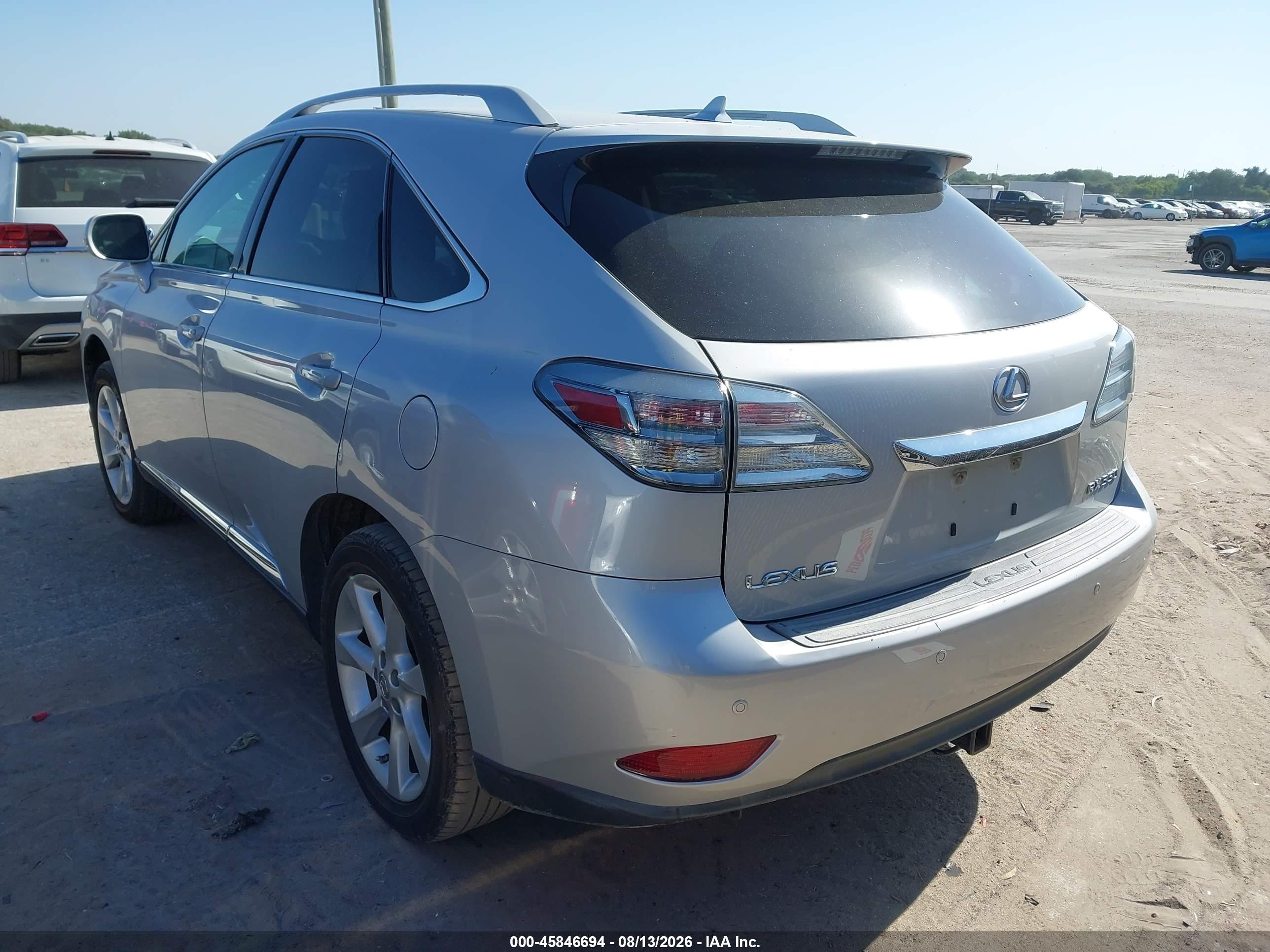 2010 Lexus Rx 350   Серебряный vin: 2T2ZK1BA5AC020339
