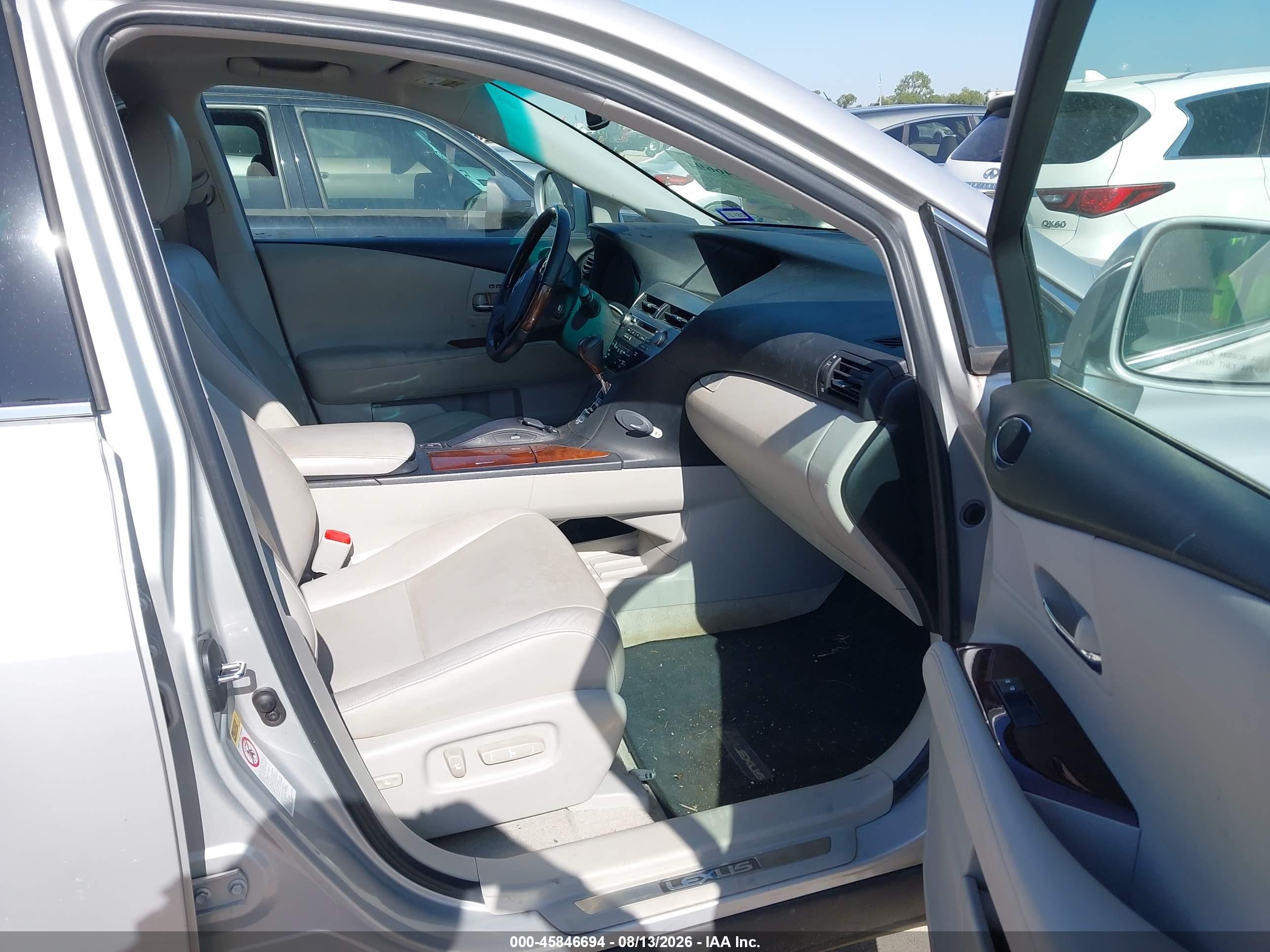 2010 Lexus Rx 350   Серебряный vin: 2T2ZK1BA5AC020339