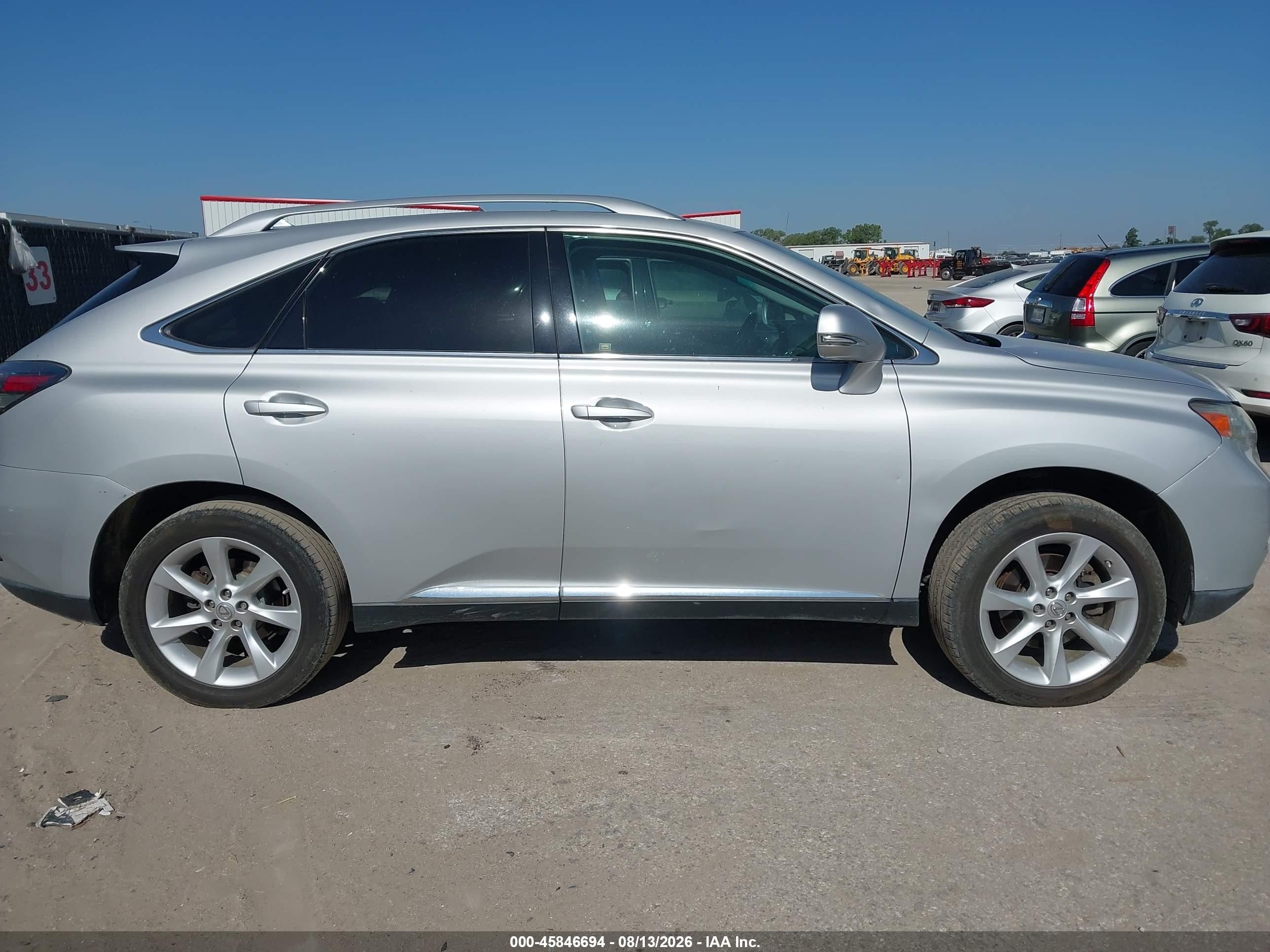 2010 Lexus Rx 350   Серебряный vin: 2T2ZK1BA5AC020339