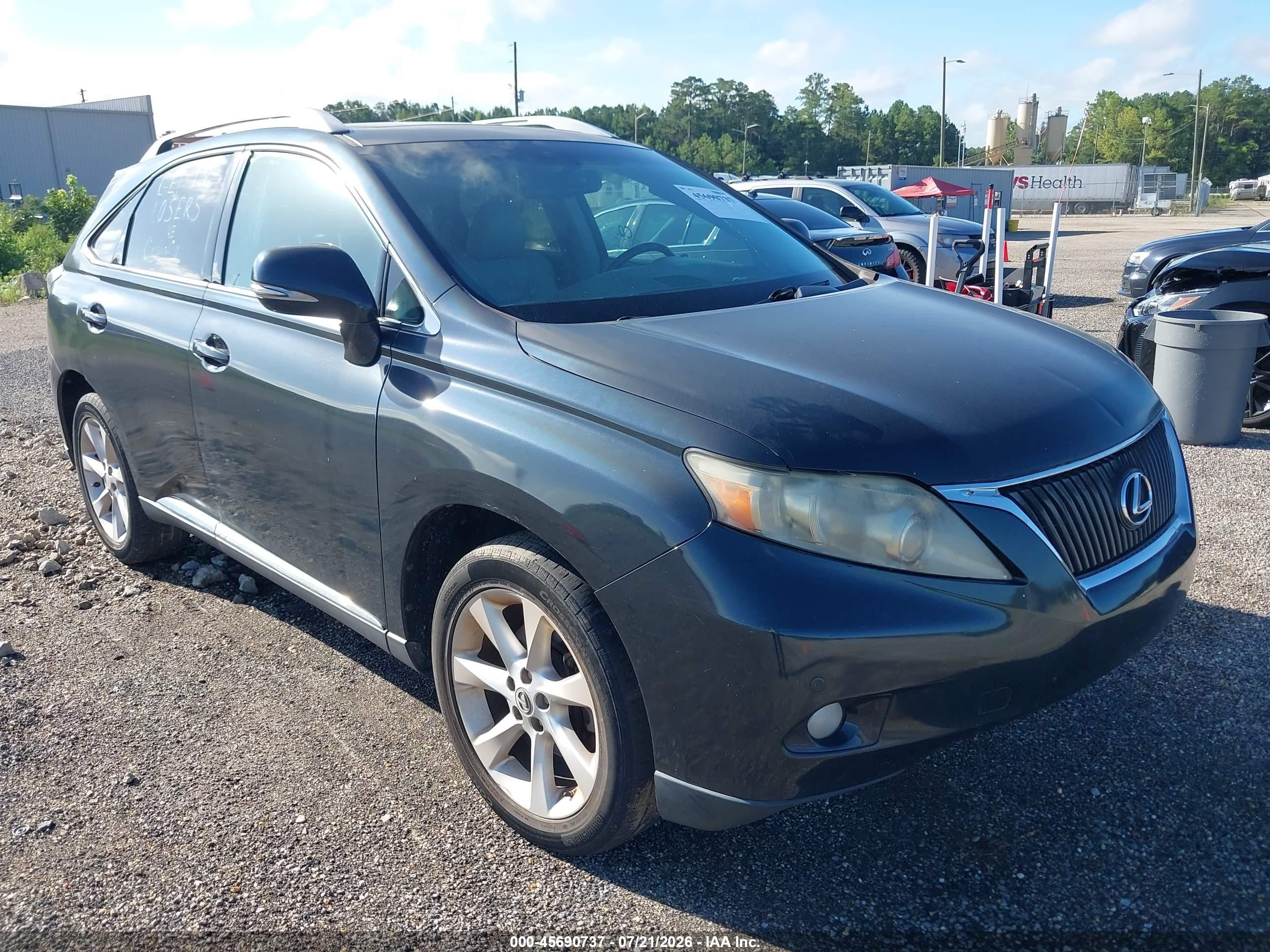 2010 Lexus Rx 350   Синий vin: 2T2ZK1BA5AC023953