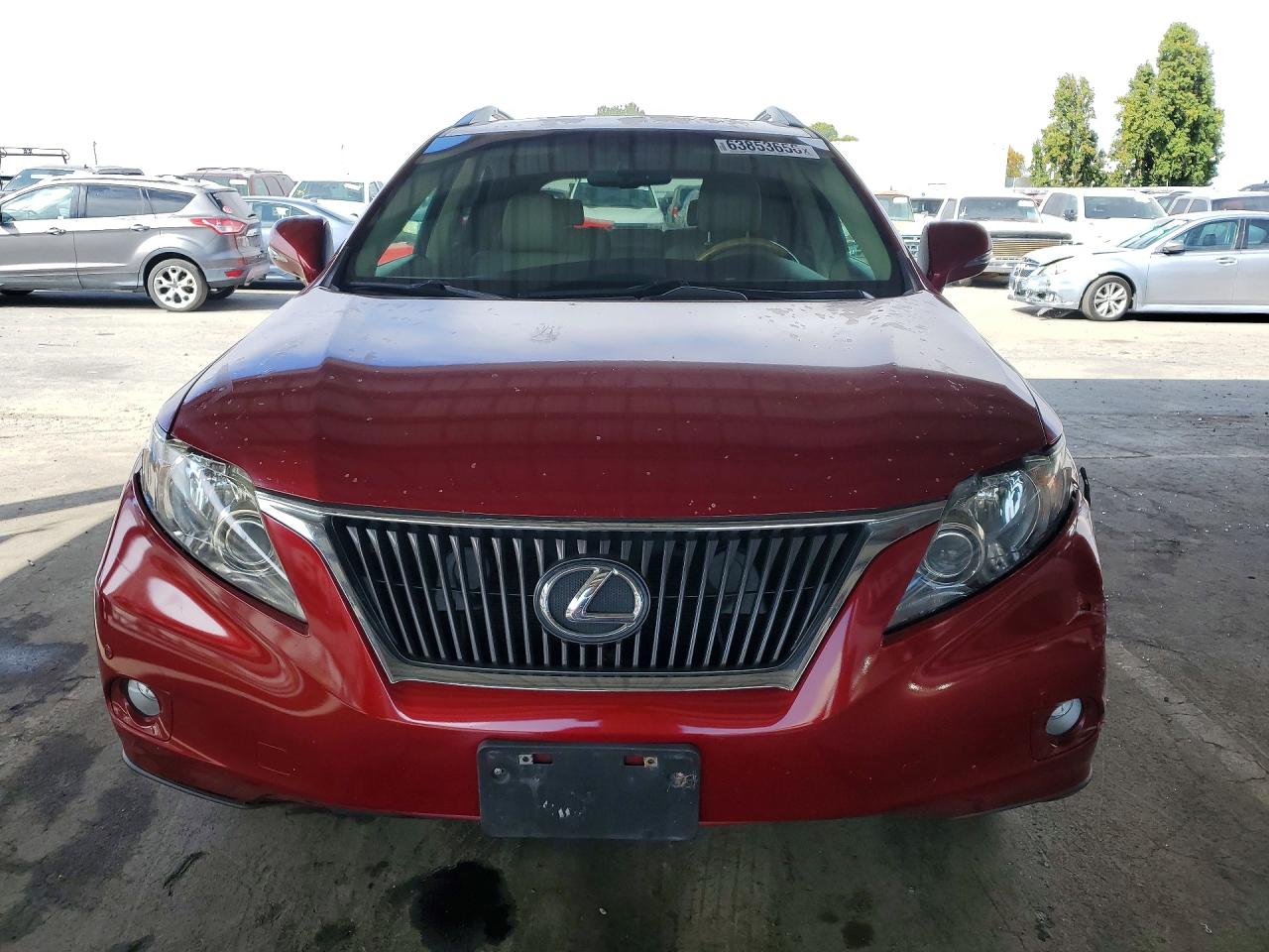 2010 Lexus Rx 350 Burgundy vin: 2T2ZK1BA5AC025654