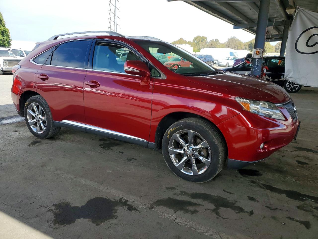 2010 Lexus Rx 350 Burgundy vin: 2T2ZK1BA5AC025654