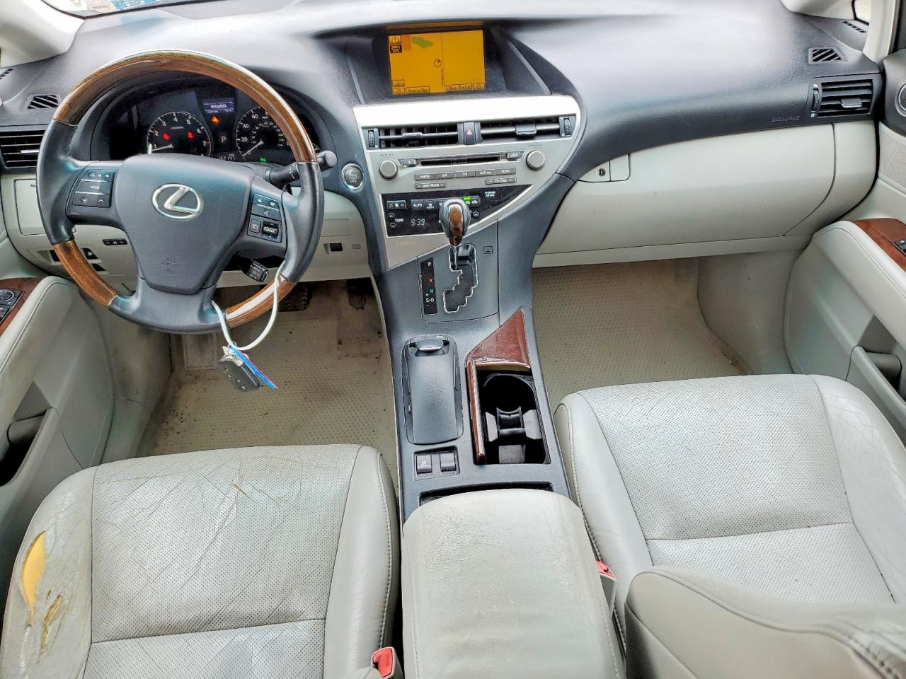 2010 Lexus Rx 350 Белый vin: 2T2ZK1BA5AC026254