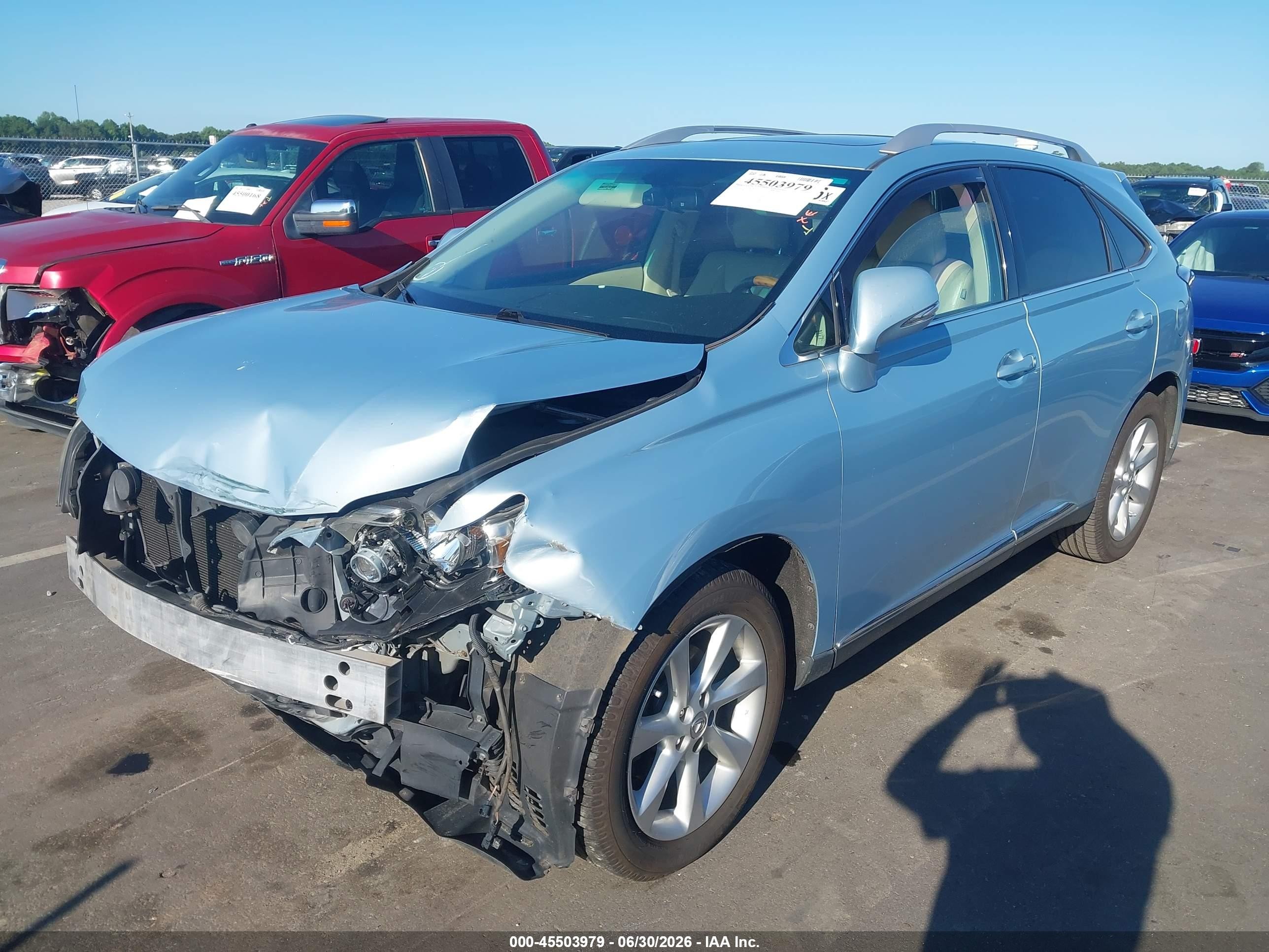 2011 Lexus Rx 350   Blue vin: 2T2ZK1BA5BC044027