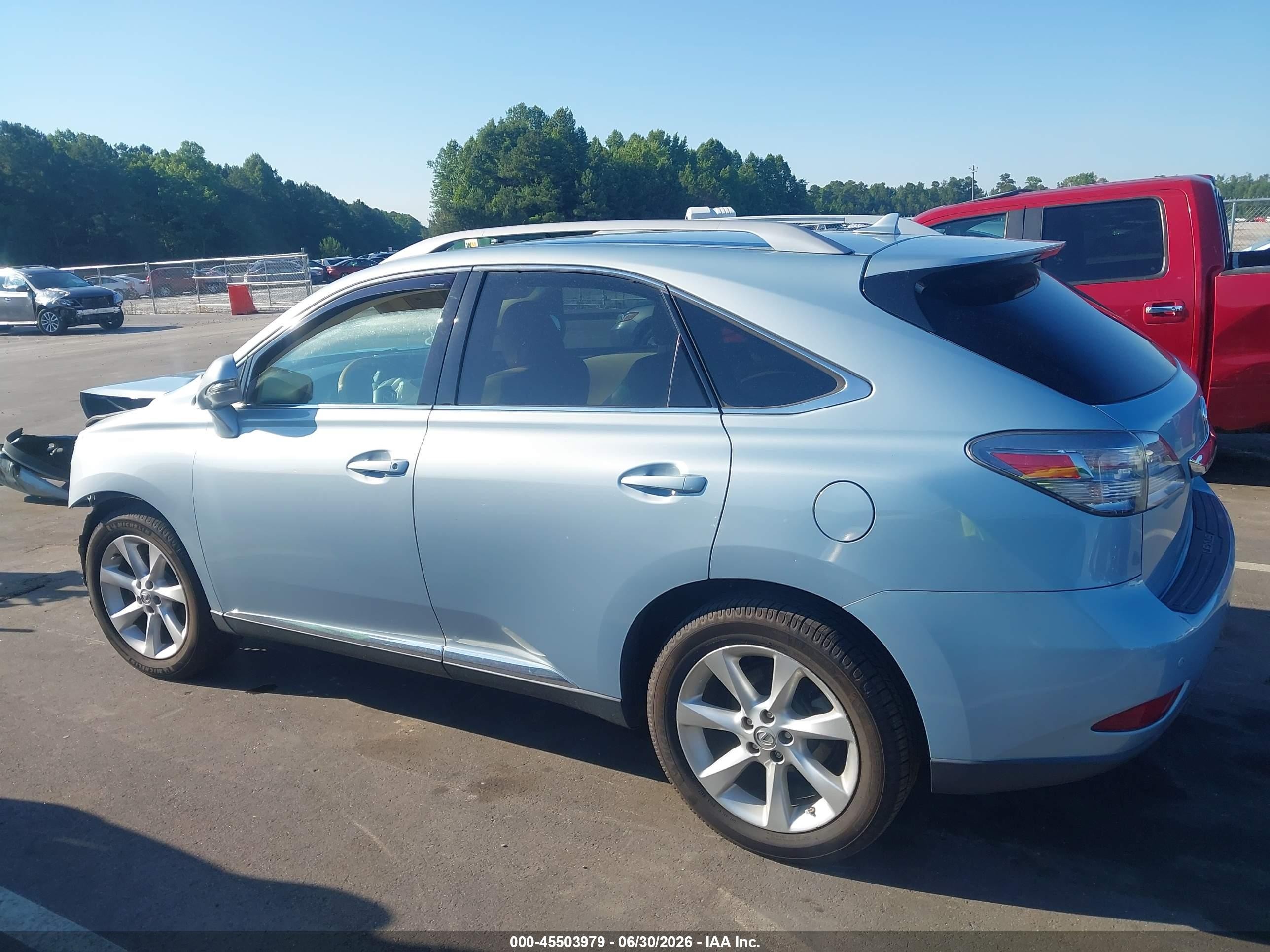 2011 Lexus Rx 350   Blue vin: 2T2ZK1BA5BC044027