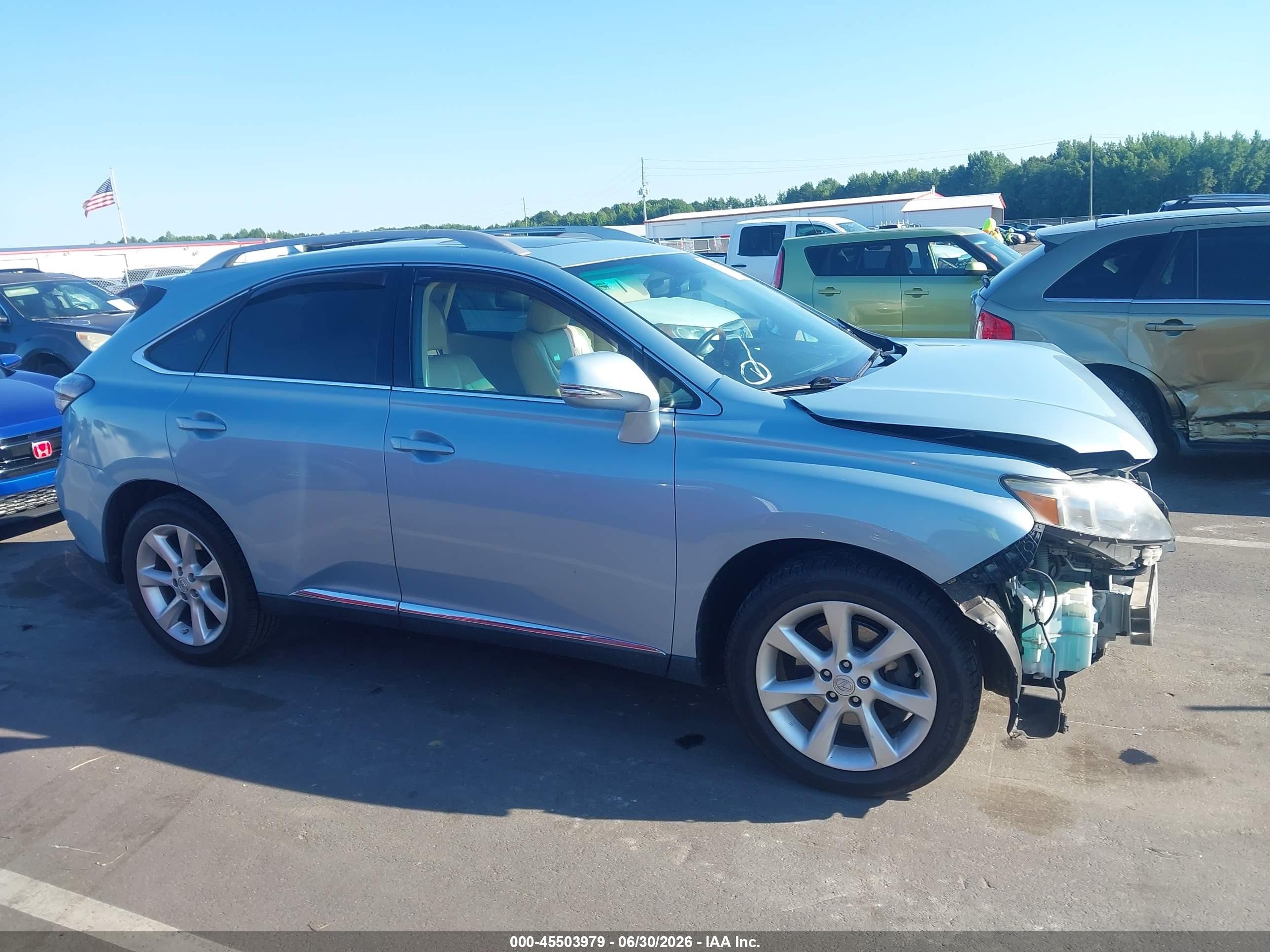 2011 Lexus Rx 350   Blue vin: 2T2ZK1BA5BC044027