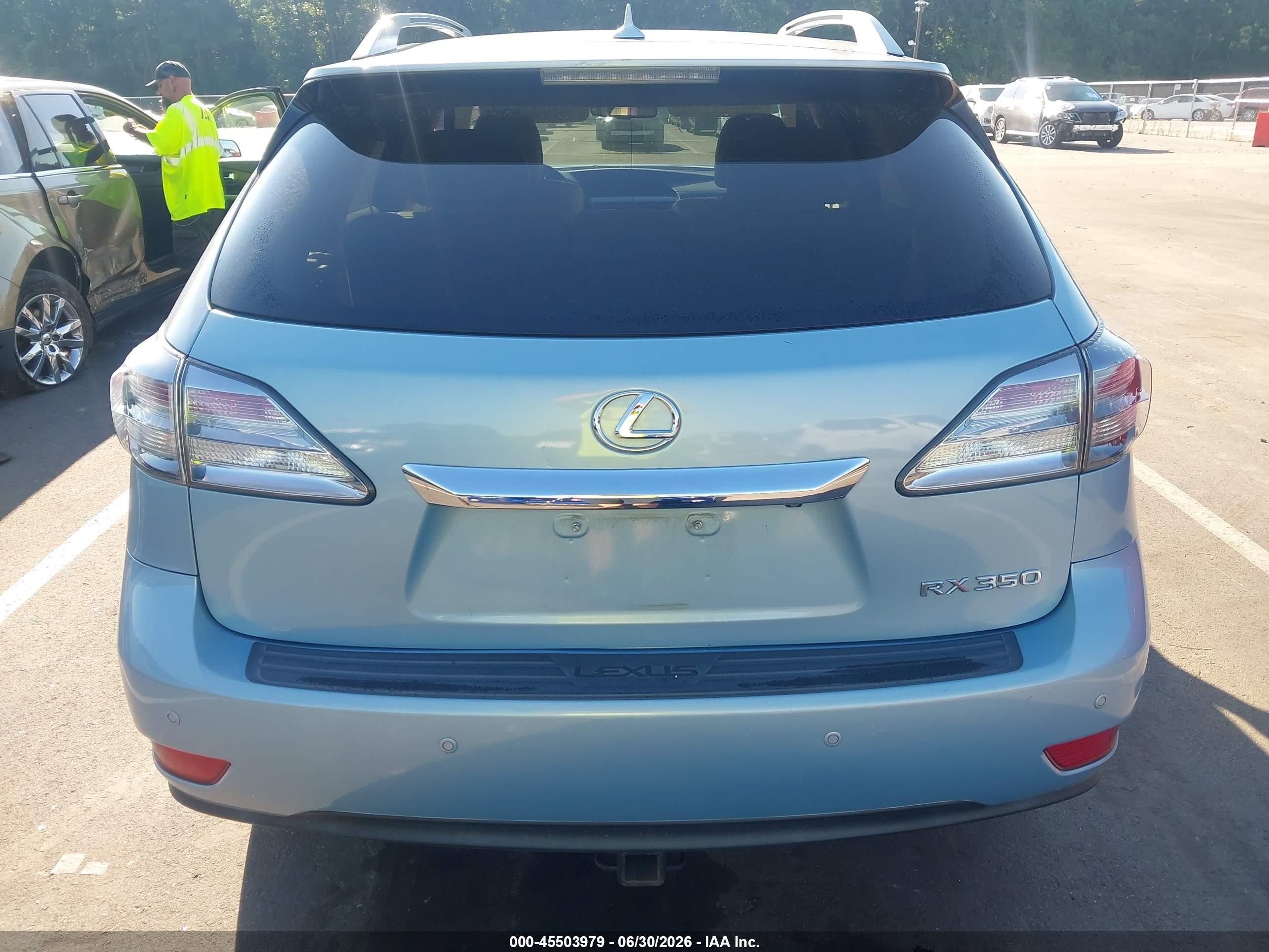 2011 Lexus Rx 350   Blue vin: 2T2ZK1BA5BC044027