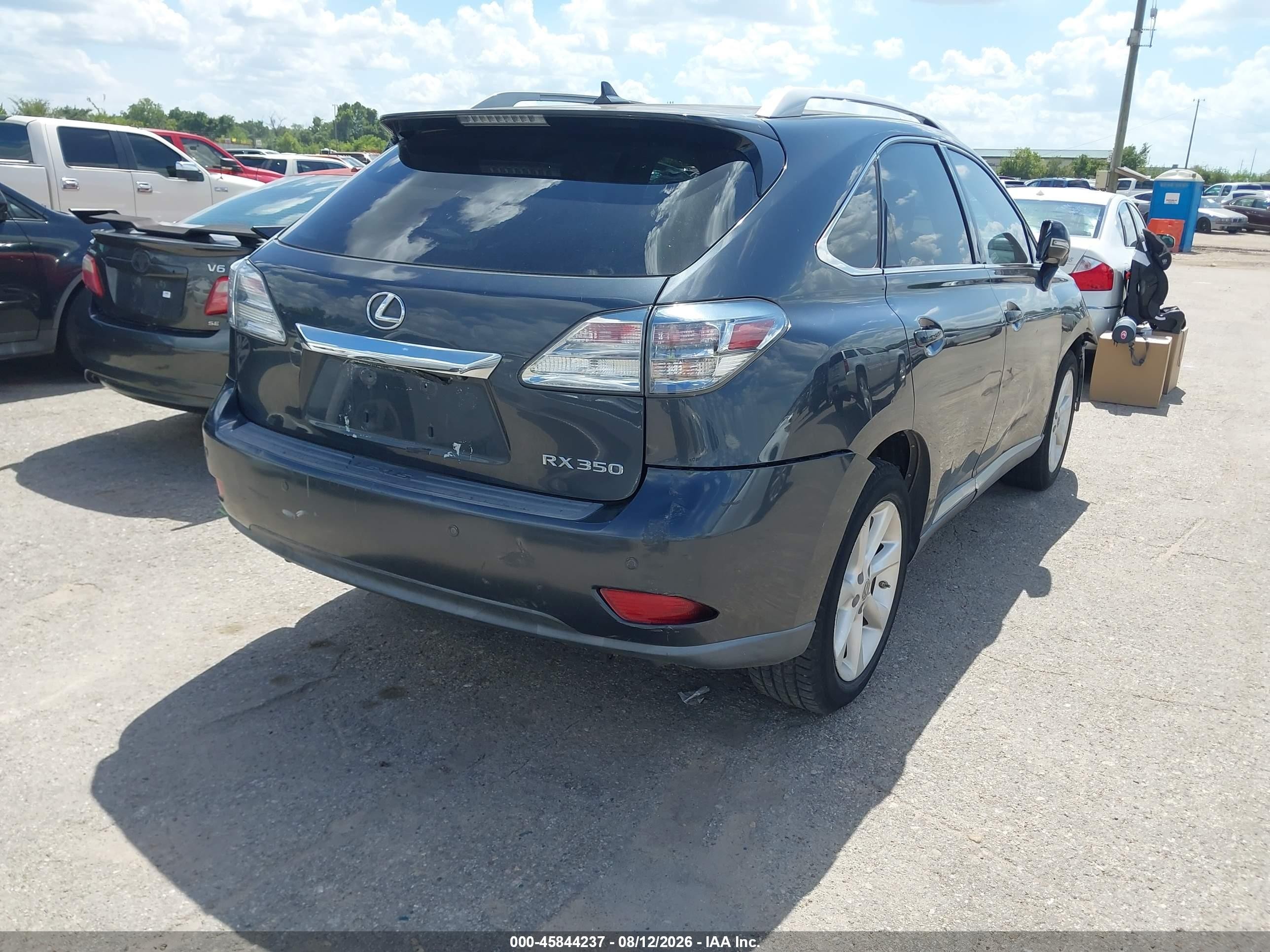 2011 Lexus Rx 350   Gray vin: 2T2ZK1BA5BC044514