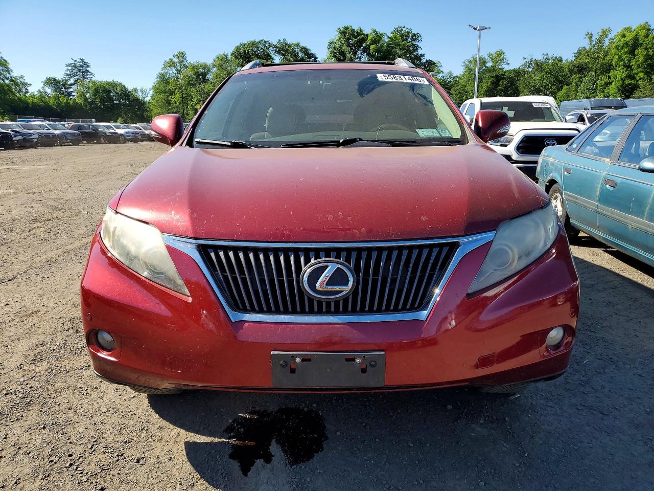 2011 Lexus Rx 350 Красный vin: 2T2ZK1BA5BC051852