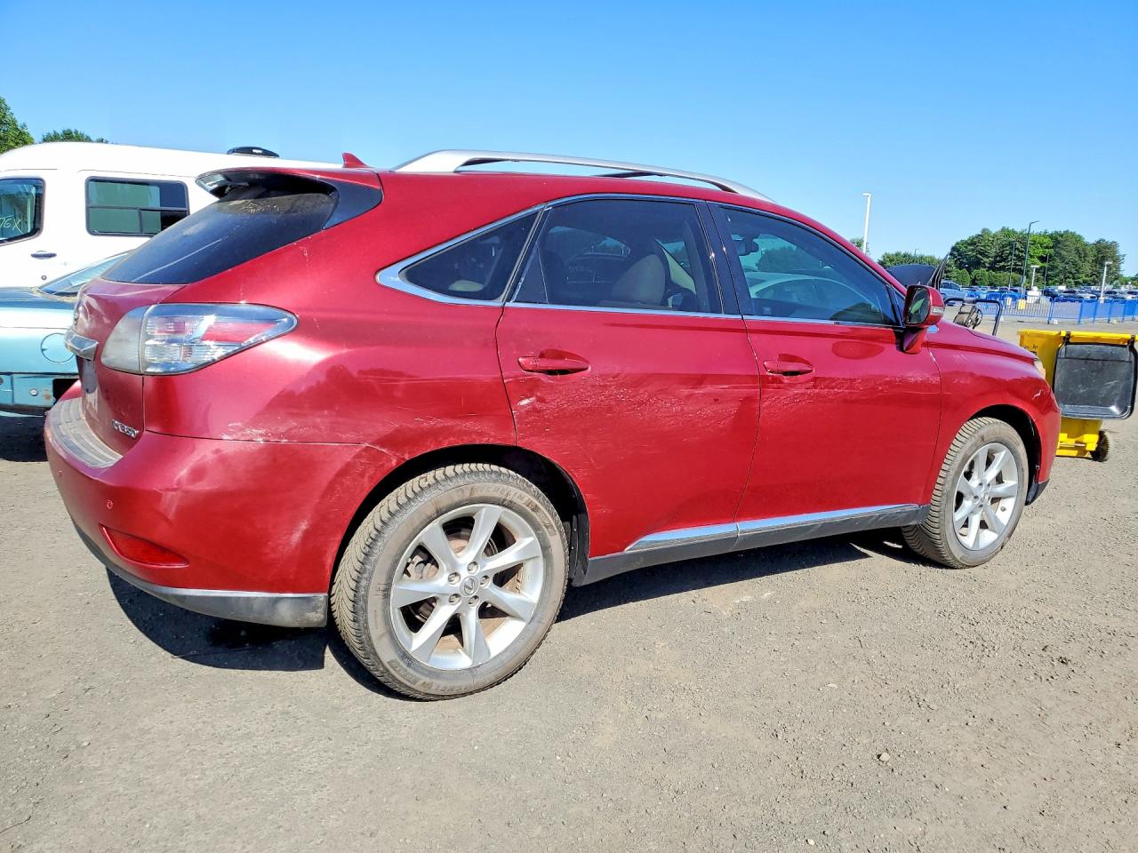 2011 Lexus Rx 350 Красный vin: 2T2ZK1BA5BC051852